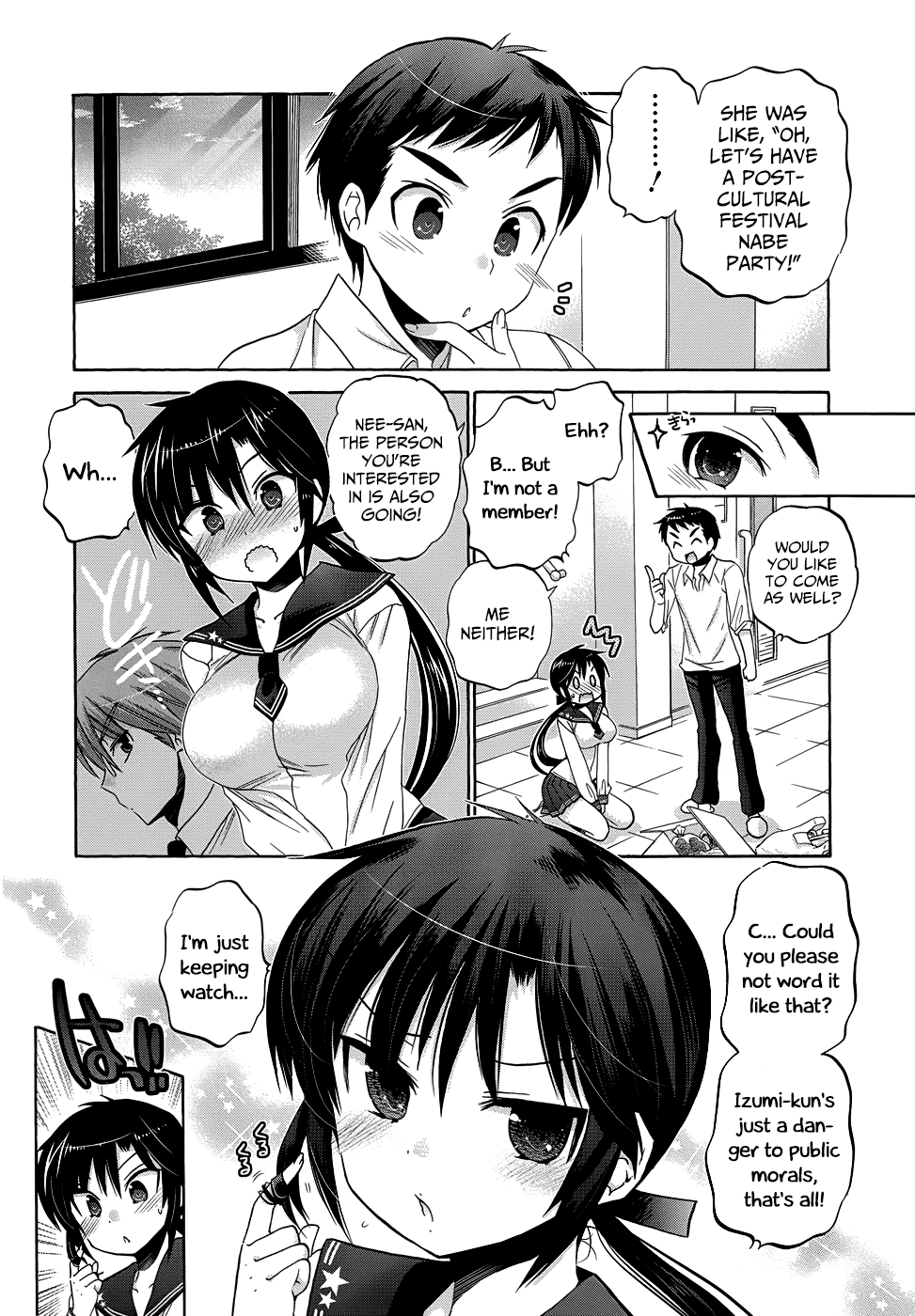 Okusama ga Seito Kaichou! Chapter 34 page 11 - Chapter 34: The Public Morals Committee Chairman's Embarrassment and Nabe