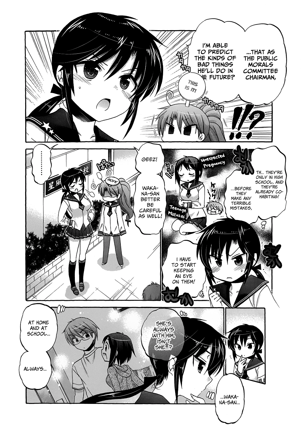 Okusama ga Seito Kaichou! Chapter 34 page 6 - Chapter 34: The Public Morals Committee Chairman's Embarrassment and Nabe
