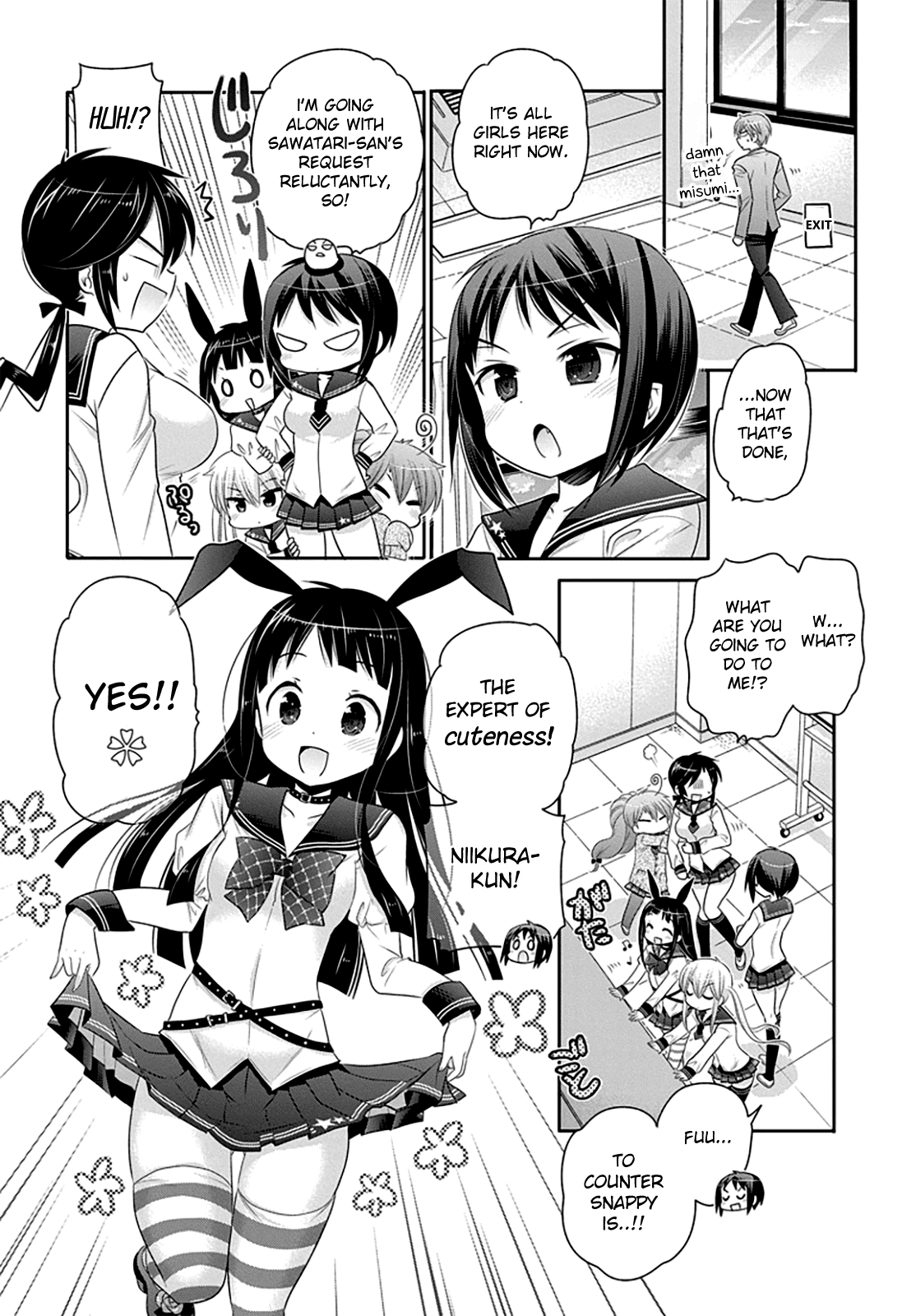 Okusama ga Seito Kaichou! Chapter 42 page 12 - Chapter 42: Public Moral Committee member Sawatari-san's concern