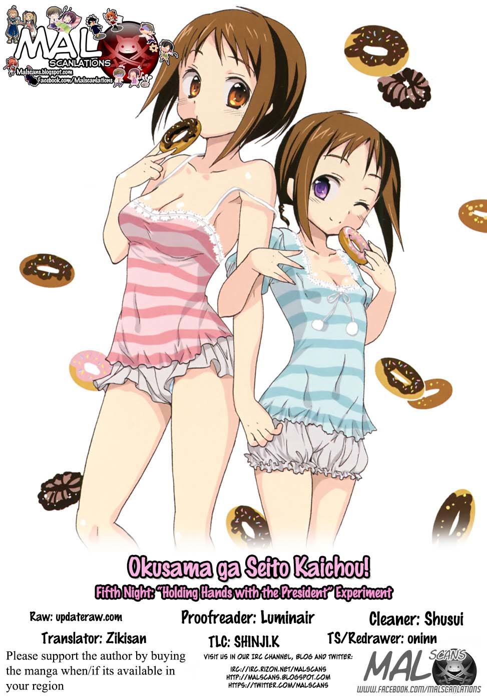 Okusama ga Seito Kaichou! Chapter 5 page 37 - Chapter 5: Holding Hands Experiment with SC President