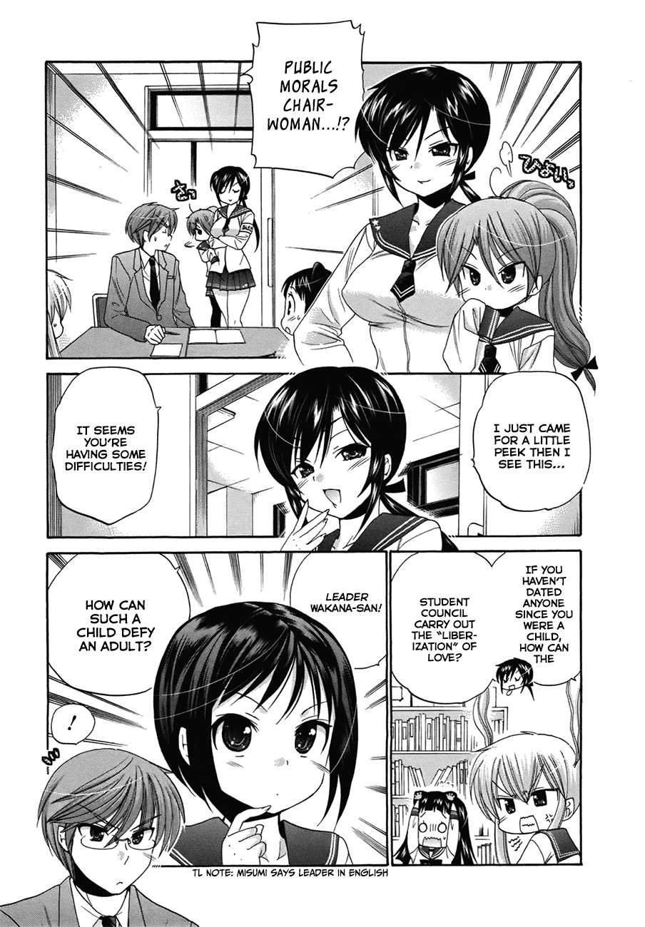 Okusama ga Seito Kaichou! Chapter 5 page 9 - Chapter 5: Holding Hands Experiment with SC President