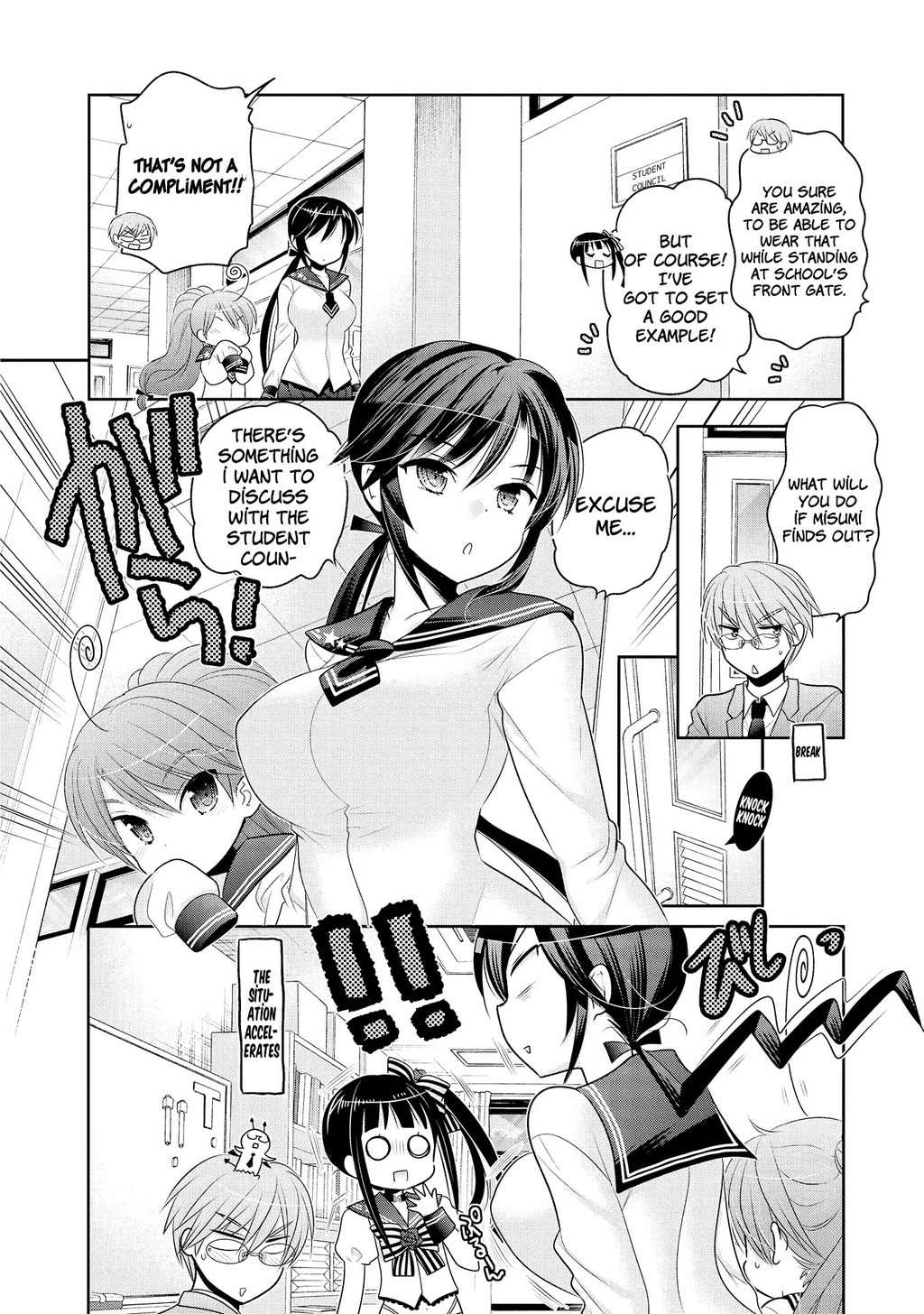 Okusama ga Seito Kaichou! Chapter 53 page 5 - Chapter 53: Public Morals President And Fresman-Kun (And Vice President)