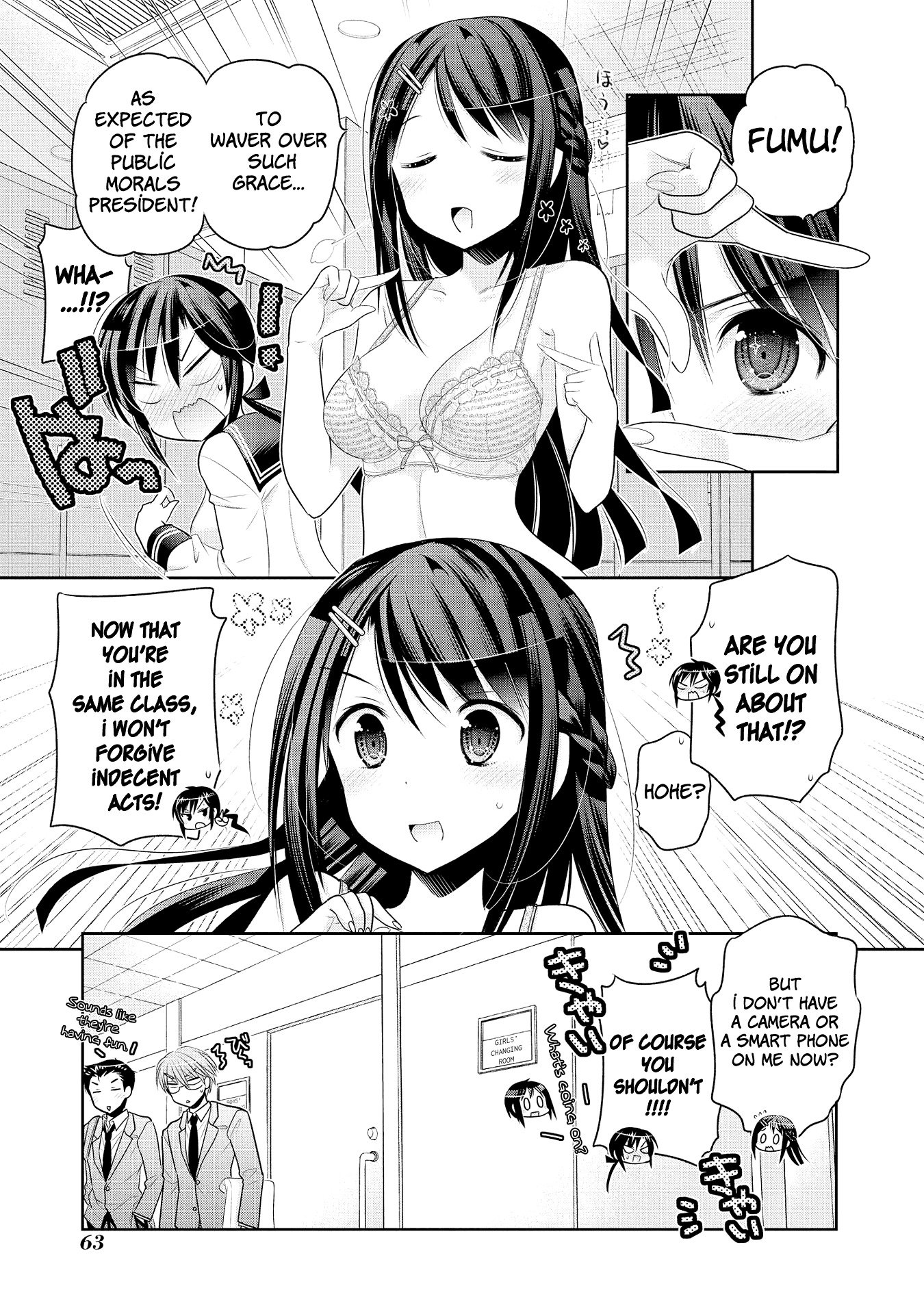 Okusama ga Seito Kaichou! Chapter 54 page 7 - Chapter 54: The Class Change And The Student Council Treasurer's Expectation
