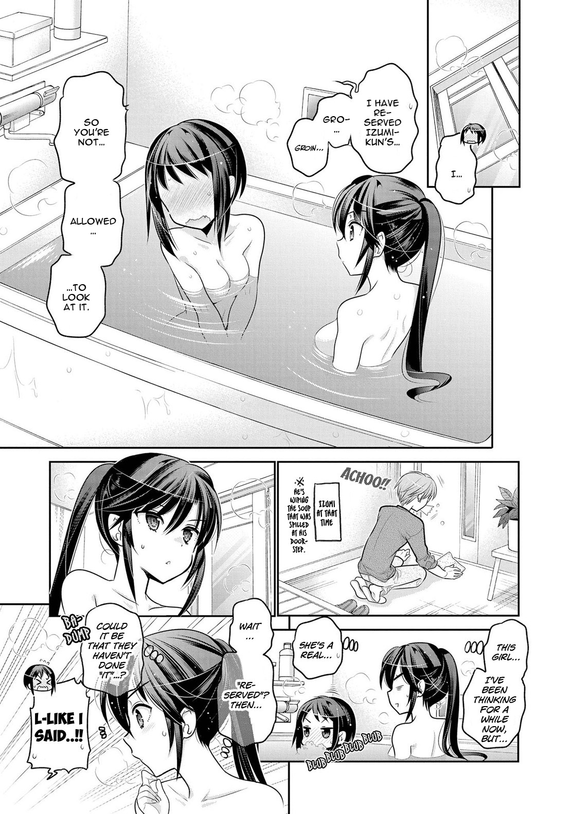 Okusama ga Seito Kaichou! Chapter 59 page 18 - Chapter 59: SC President and Public Moral Head's "Boiling Hot" Bath