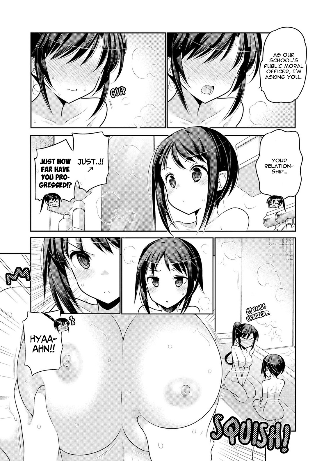 Okusama ga Seito Kaichou! Chapter 59 page 23 - Chapter 59: SC President and Public Moral Head's "Boiling Hot" Bath
