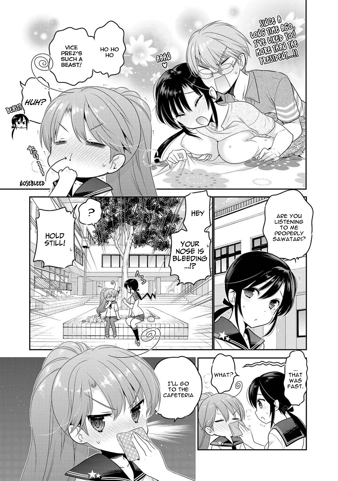 Okusama ga Seito Kaichou! Chapter 64 page 8 - Chapter 64: President's Decision and Vice Pres' Agitation