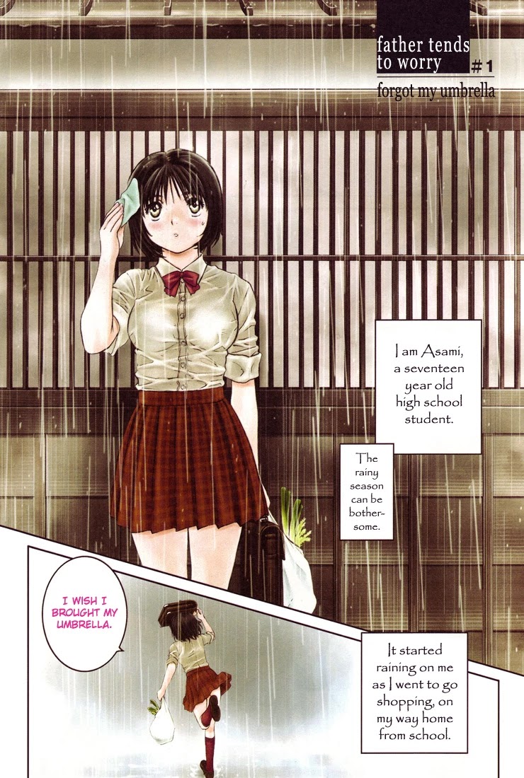 Okusama wa Joshi Kousei Chapter 1.14 page 3 - Vol.1 Chapter 14: father tends to worry #1 - forgot my umbrella