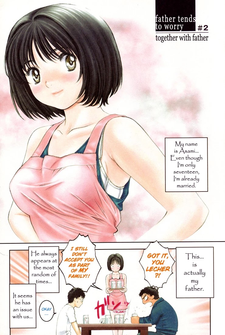 Okusama wa Joshi Kousei Chapter 1.15 page 1 - Vol.1 Chapter 15: father tends to worry #2 - together with father