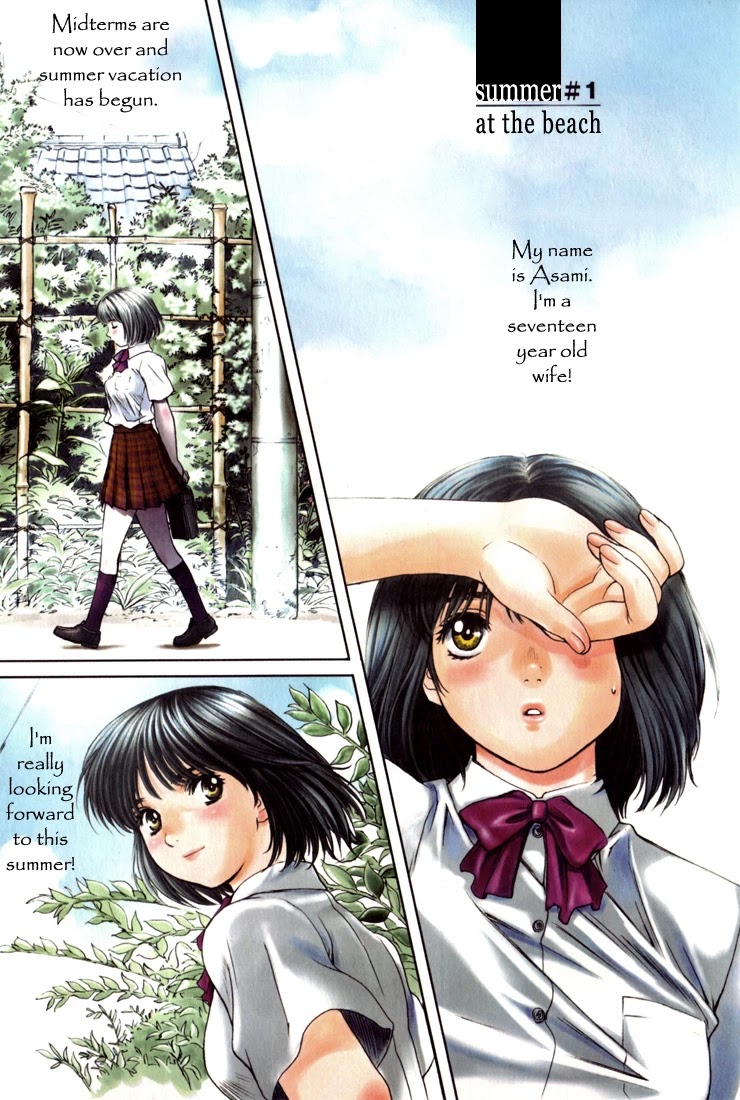 Okusama wa Joshi Kousei Chapter 1.2 page 3 - Vol.1 Chapter 2: summer #1 - at the beach