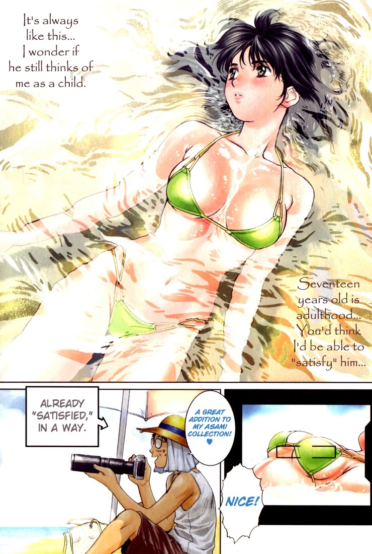Okusama wa Joshi Kousei Chapter 1.2 page 6 - Vol.1 Chapter 2: summer #1 - at the beach
