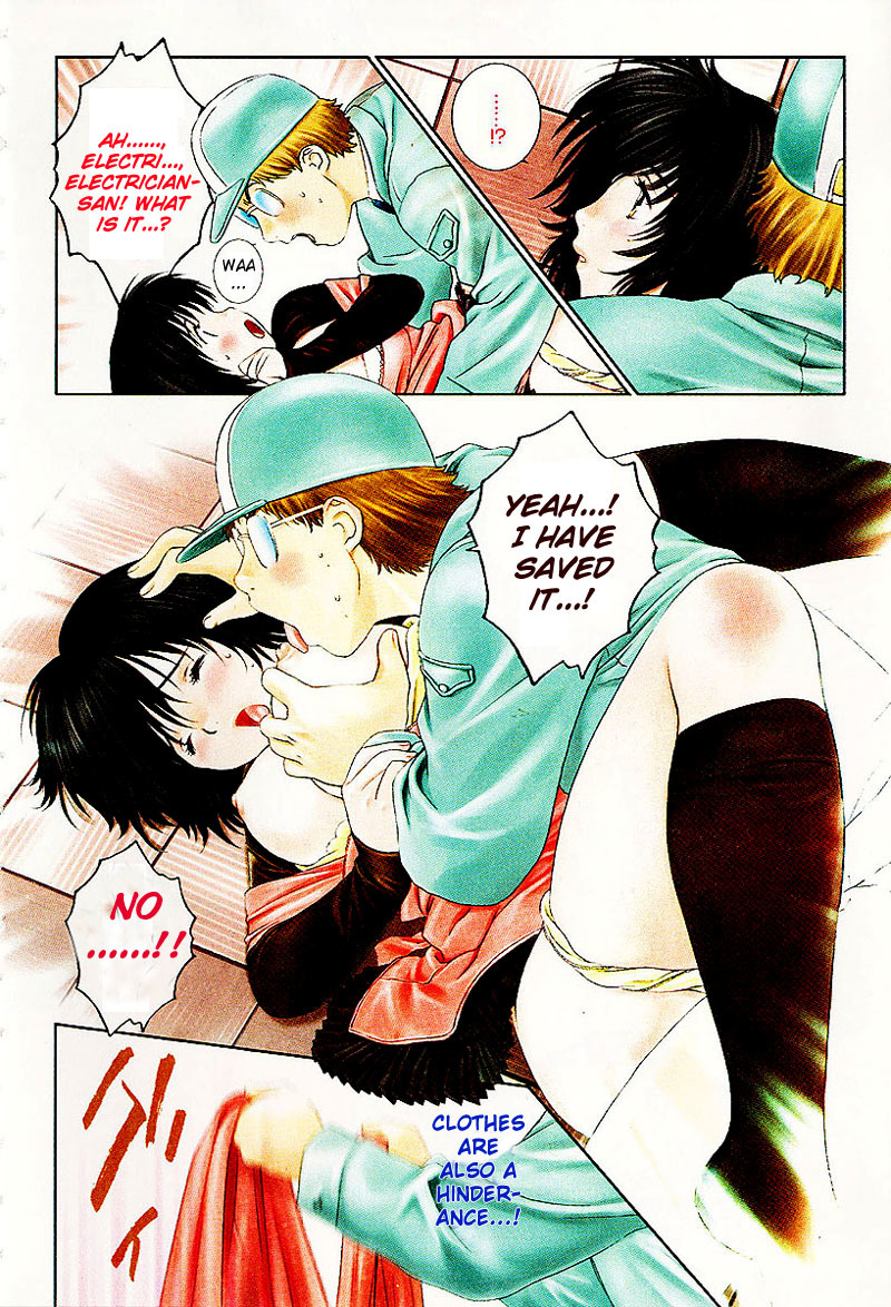 Okusama wa Joshi Kousei Chapter 5.0-1 page 11 - Vol.5 Chapter 0.1: The PERVERTED Electrician-san ❤
