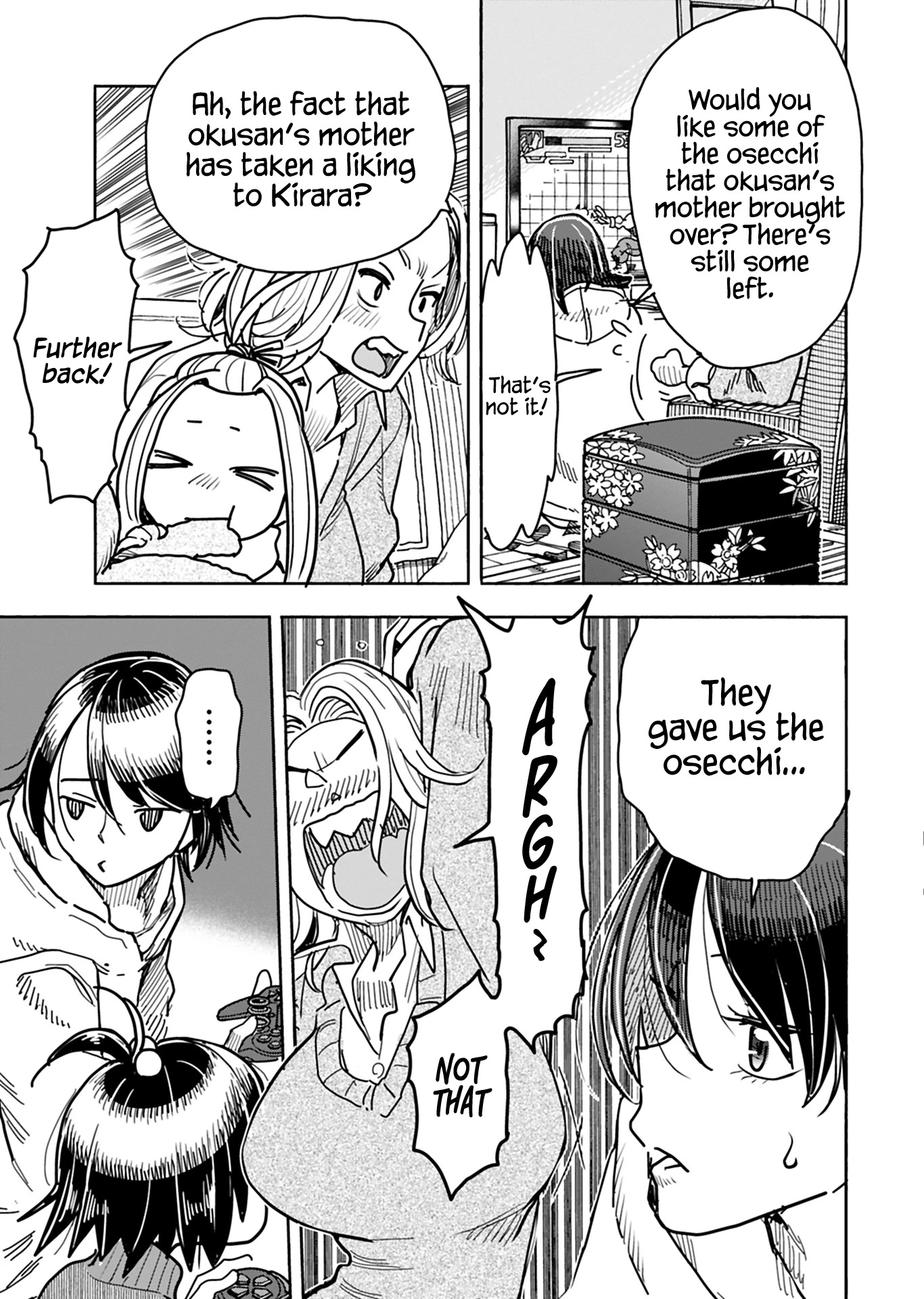 Okusan Chapter 128 page 4 - Chapter 128: Senpai, After New Year