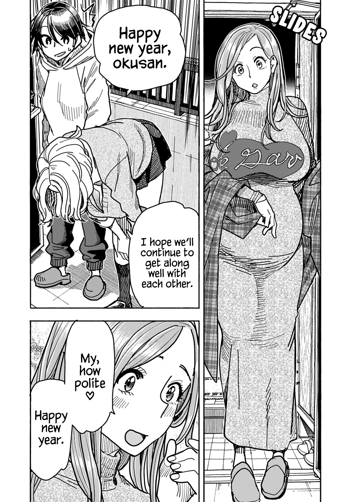 Okusan Chapter 128 page 7 - Chapter 128: Senpai, After New Year