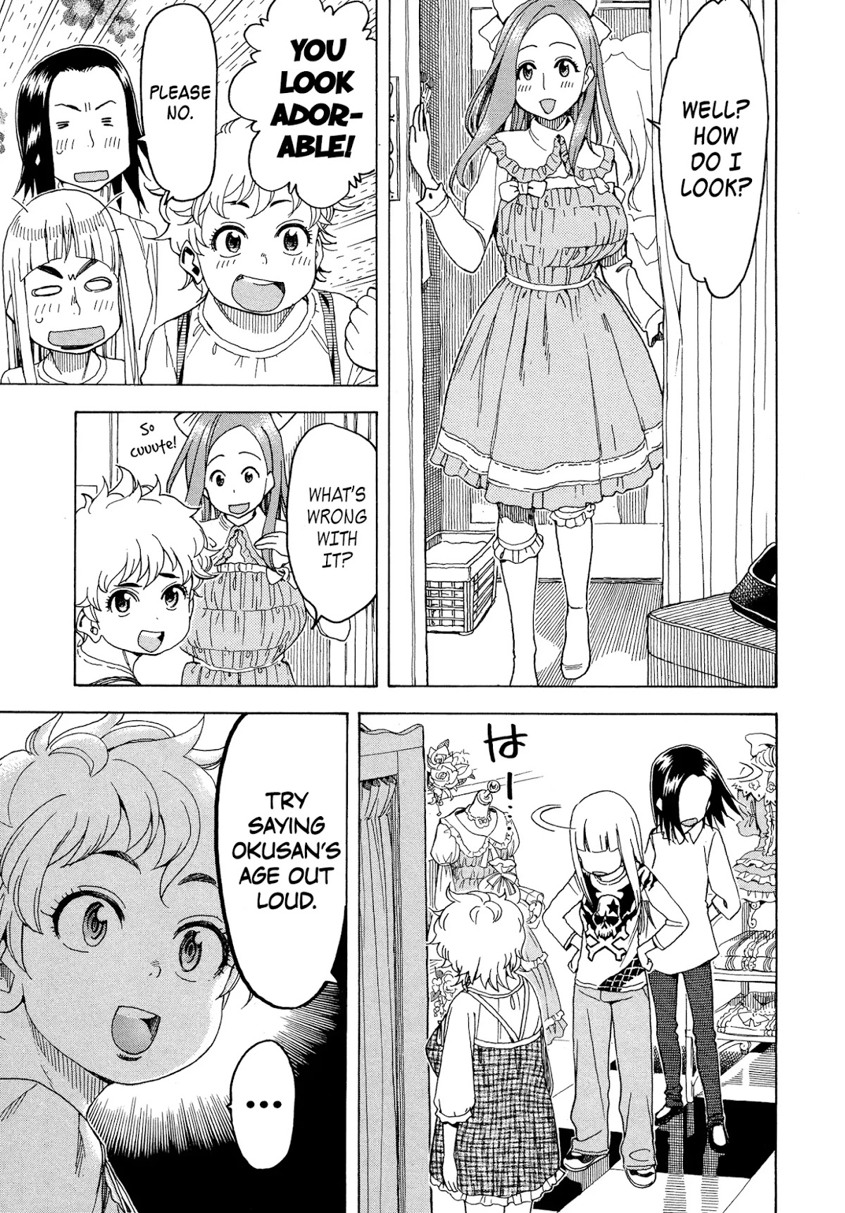 Okusan Chapter 26 page 19 - Chapter 26: Okusan Rising To the Department Store!