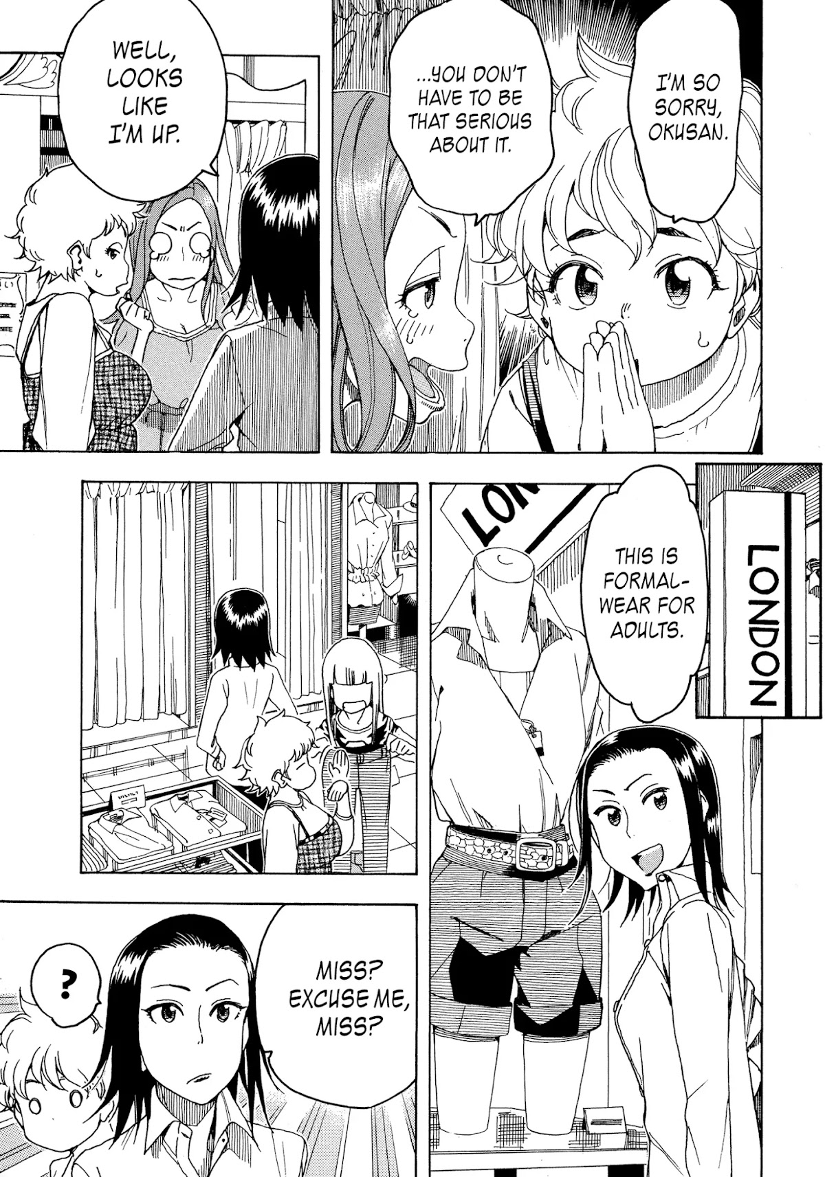 Okusan Chapter 26 page 21 - Chapter 26: Okusan Rising To the Department Store!