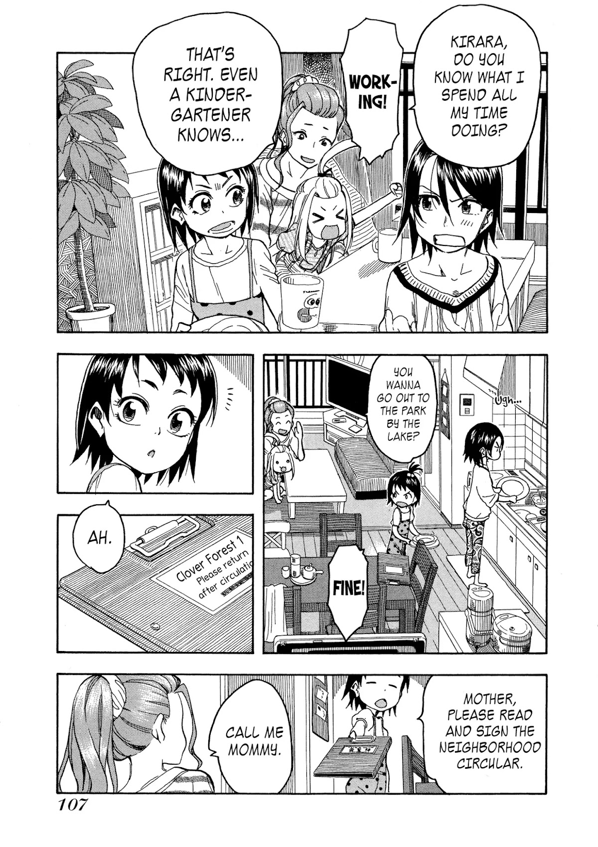 Okusan Chapter 28 page 11 - Chapter 28: Love Warrior