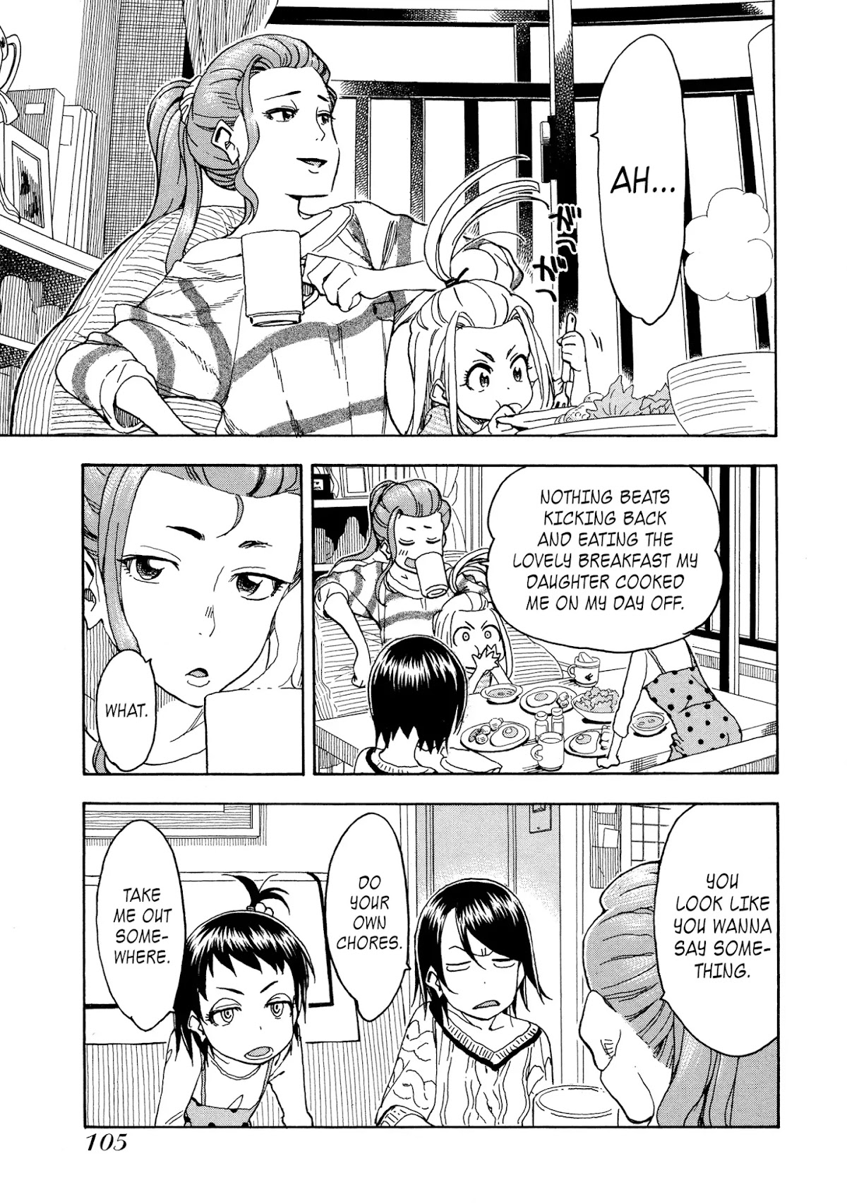 Okusan Chapter 28 page 9 - Chapter 28: Love Warrior