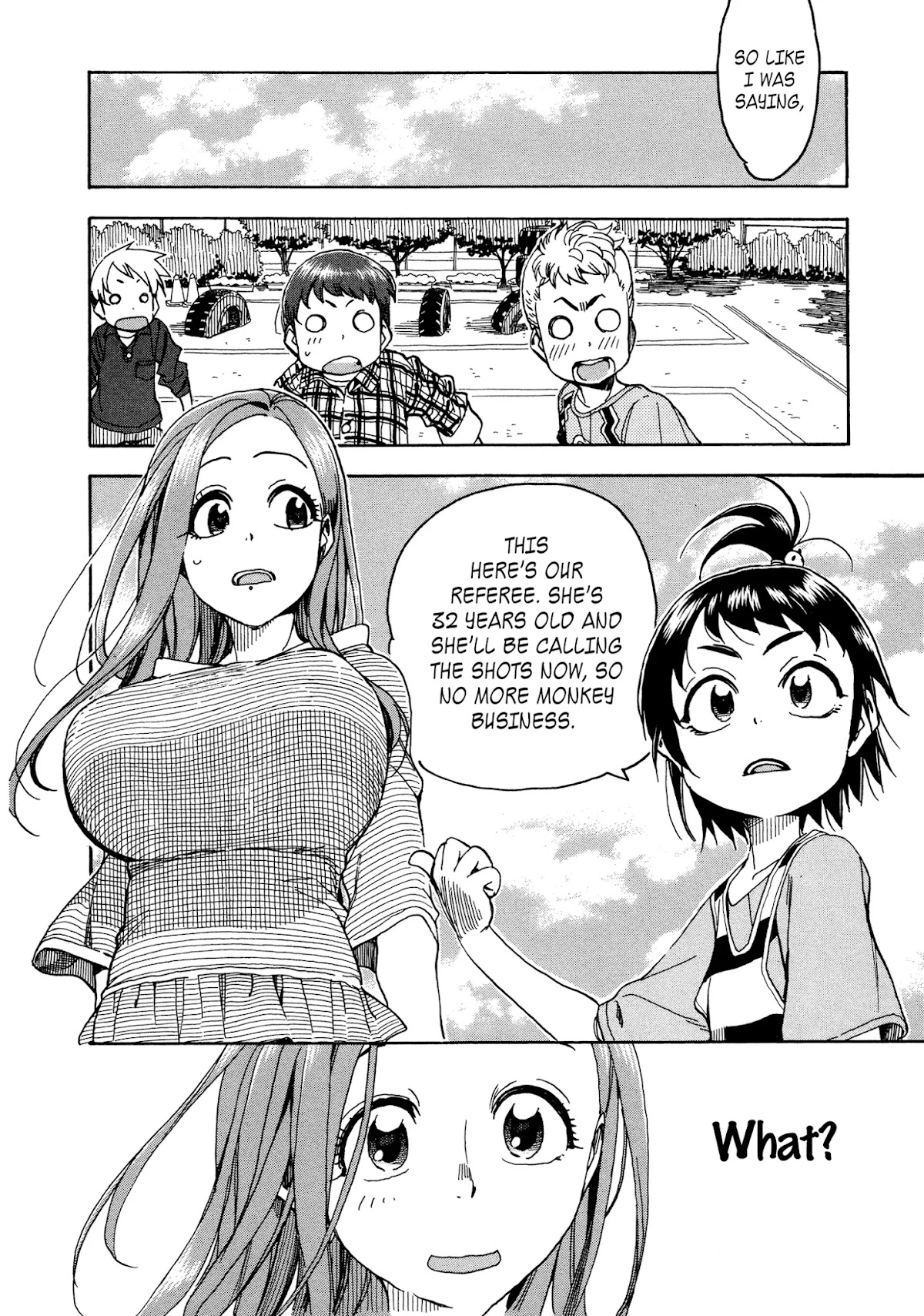 Okusan Chapter 30 page 18 - Chapter 30: Who Cares, As Long As It Doesn't Hit Us!