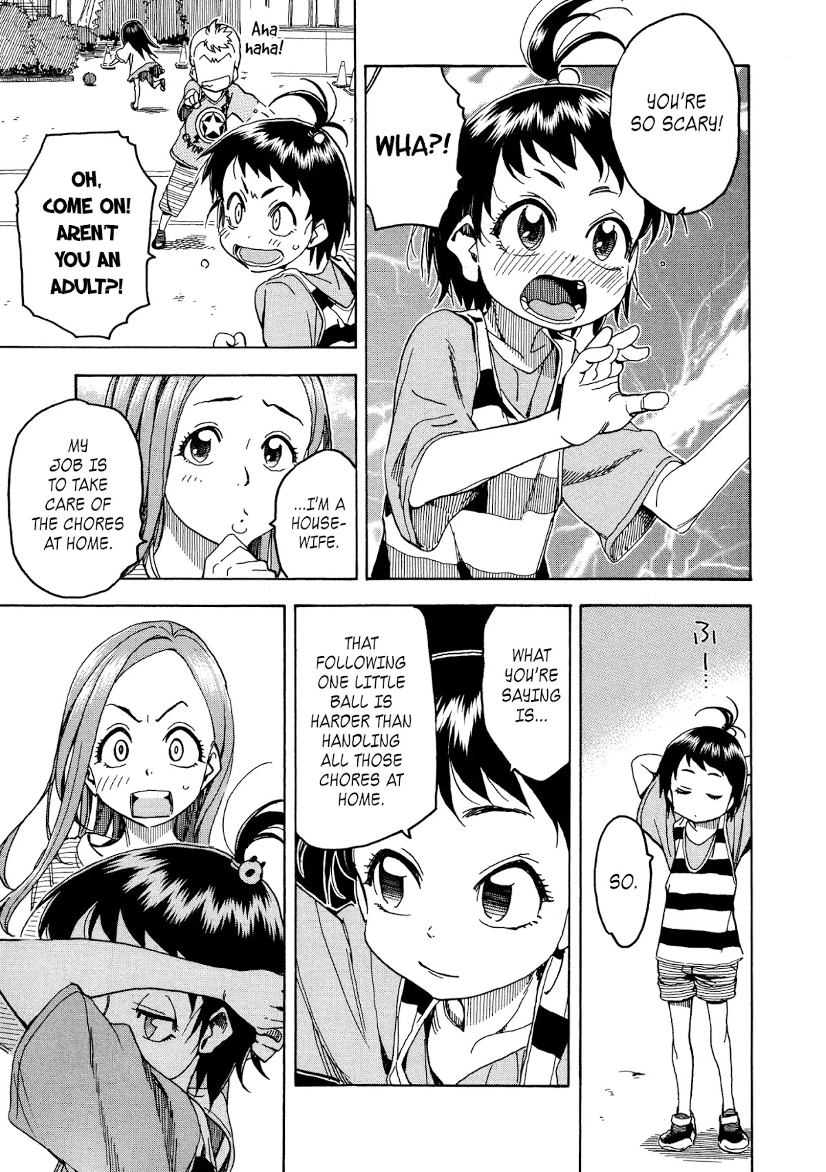 Okusan Chapter 30 page 21 - Chapter 30: Who Cares, As Long As It Doesn't Hit Us!