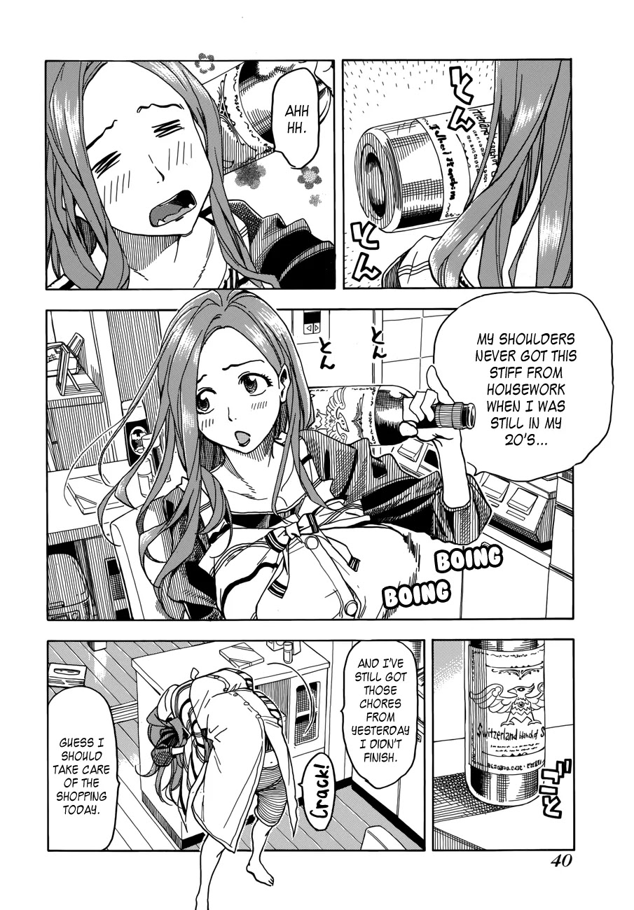 Okusan Chapter 32 page 13 - Chapter 32: Okusan falls to the massage-chair