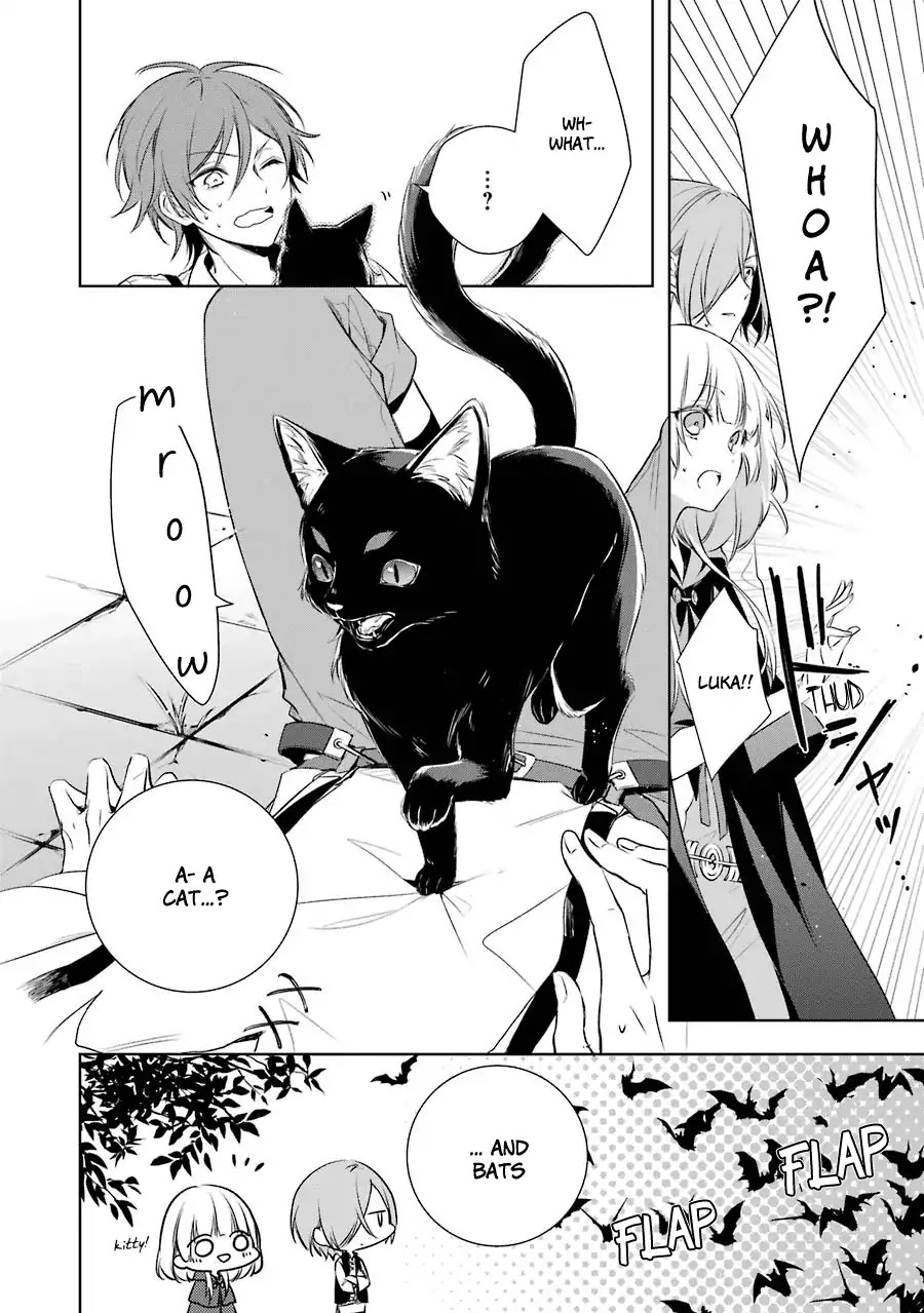Okyu no Trinity Chapter 3 page 4 - Chapter 3: The Shadow in the Haunted Mansion