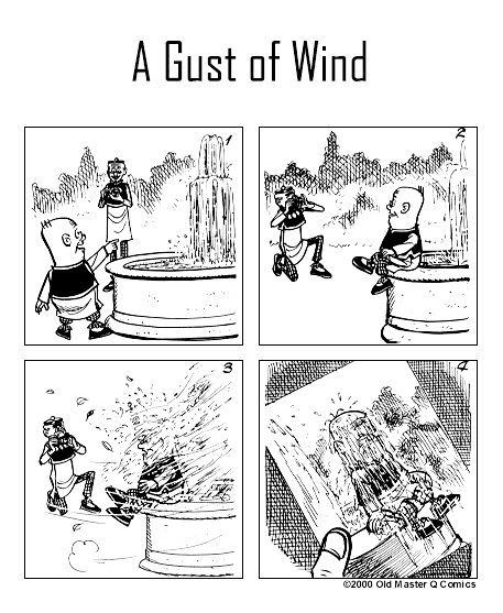 Old Master Q Chapter 20 page 1 - Chapter 20 : A Gust of Wind