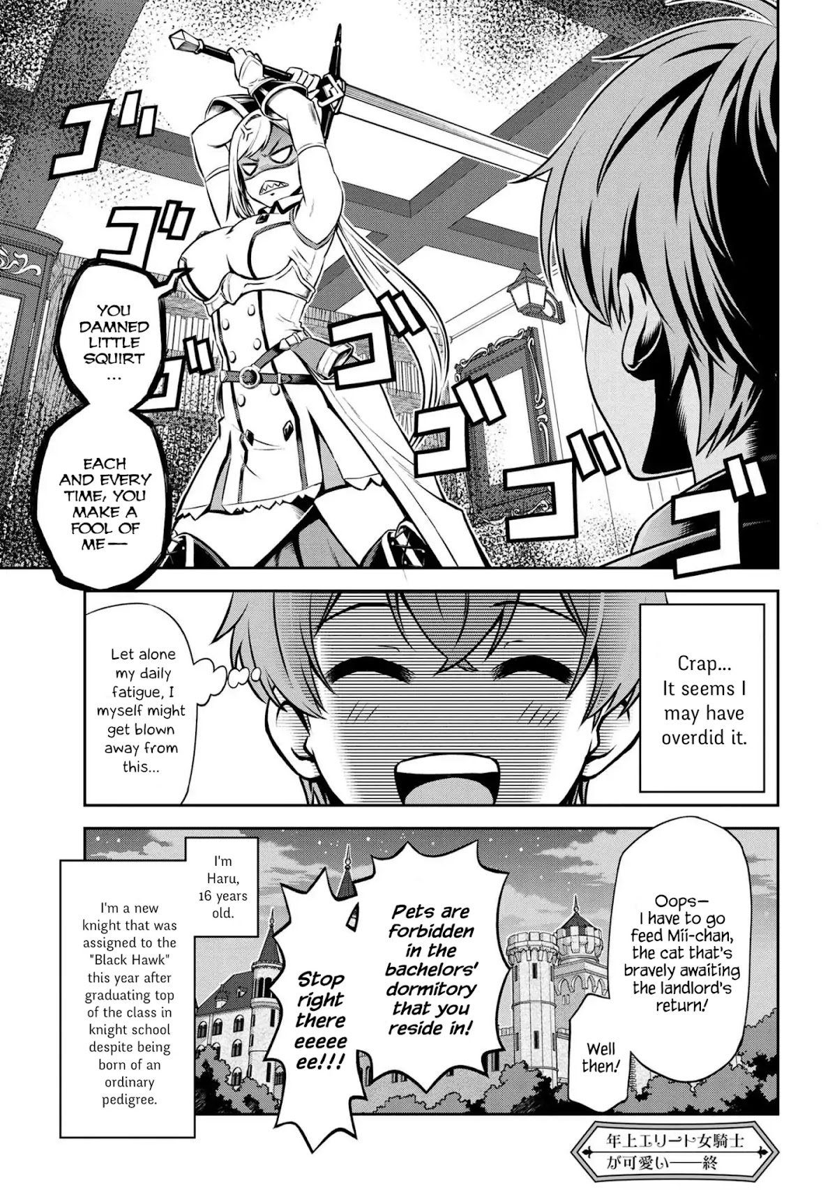 Older Elite Knight Is Cute Only in Front of Me Chapter 1.1 page 7 - Chapter 1.1