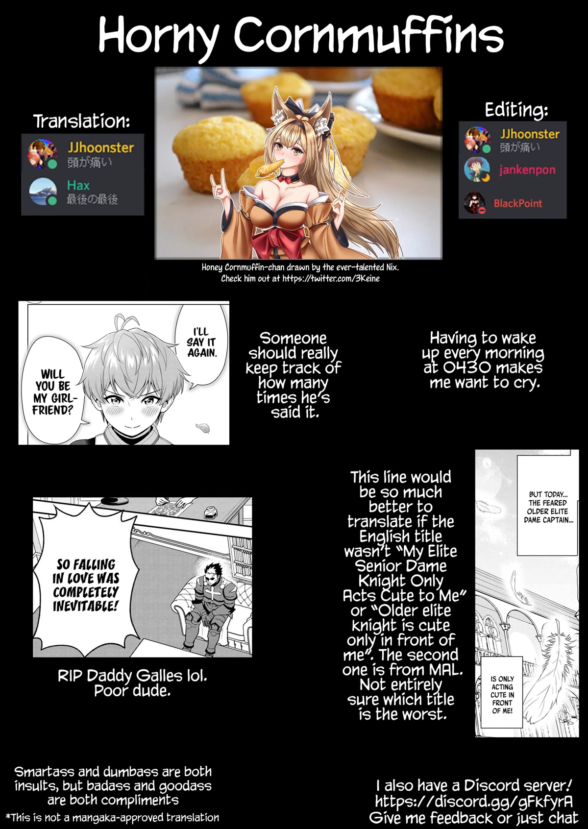 Older Elite Knight Is Cute Only in Front of Me Chapter 25.3 page 11 - Chapter 25.3