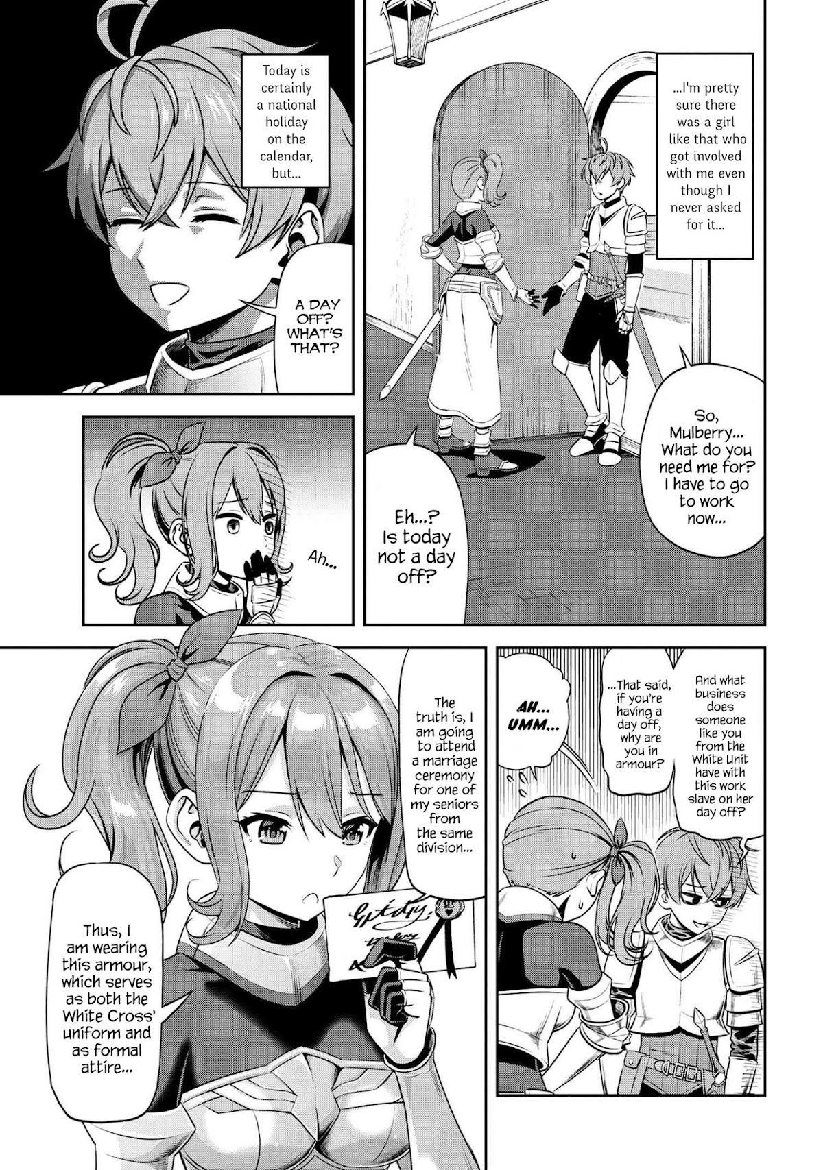 Older Elite Knight Is Cute Only in Front of Me Chapter 3.1 page 9 - Chapter 3.1