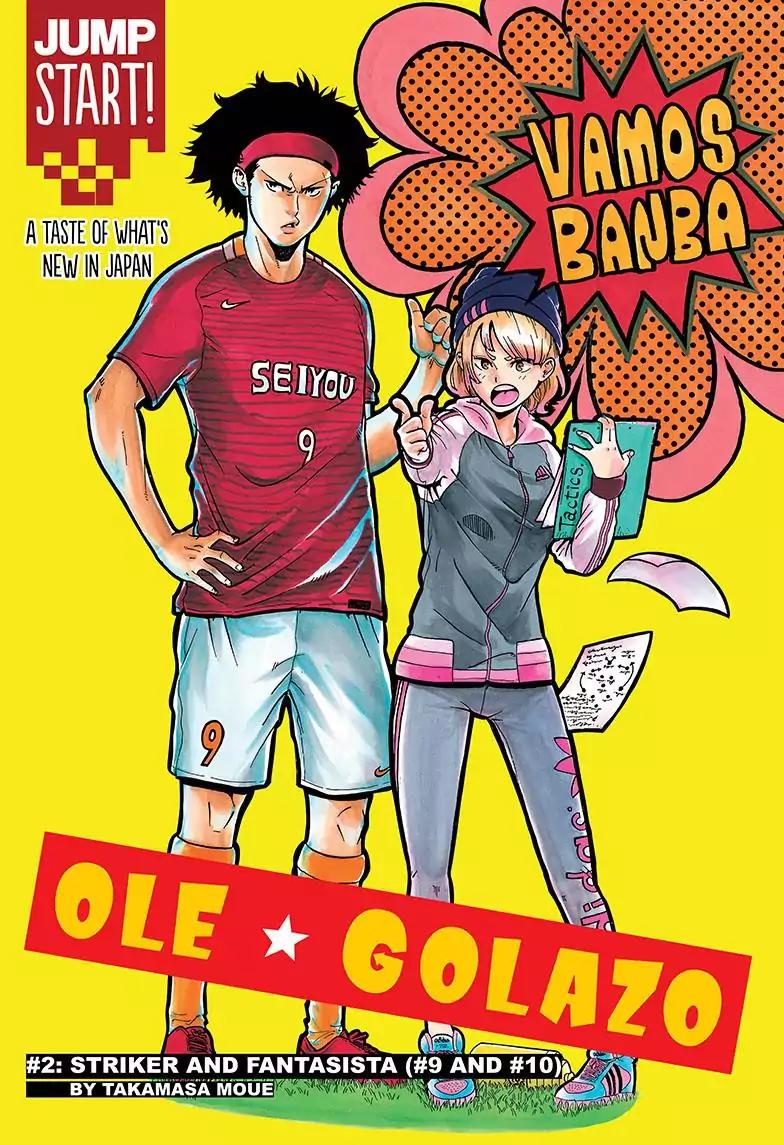 Ole Golazo Chapter 2 page 1 - Chapter 2: Striker and Fantasista (#9 and #10)