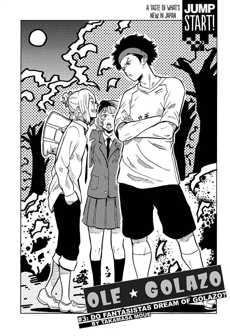 Ole Golazo Chapter 3 page 1 - Chapter 3: Do Fatasistas Dream of Golazo