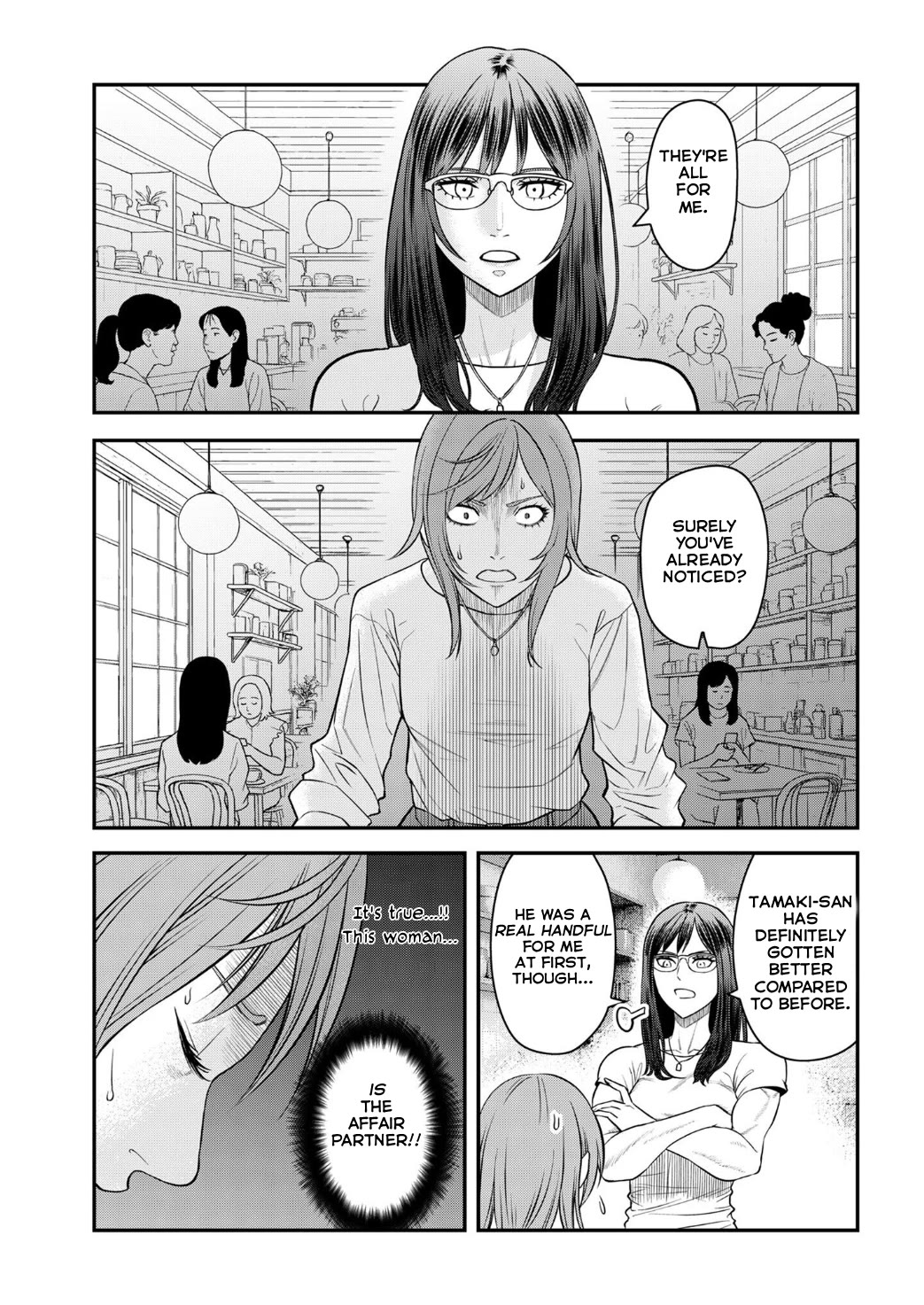 Olympia of Infidelity Chapter 9 page 10 - Chapter 9: Ayase vs. The Wife, Kaori