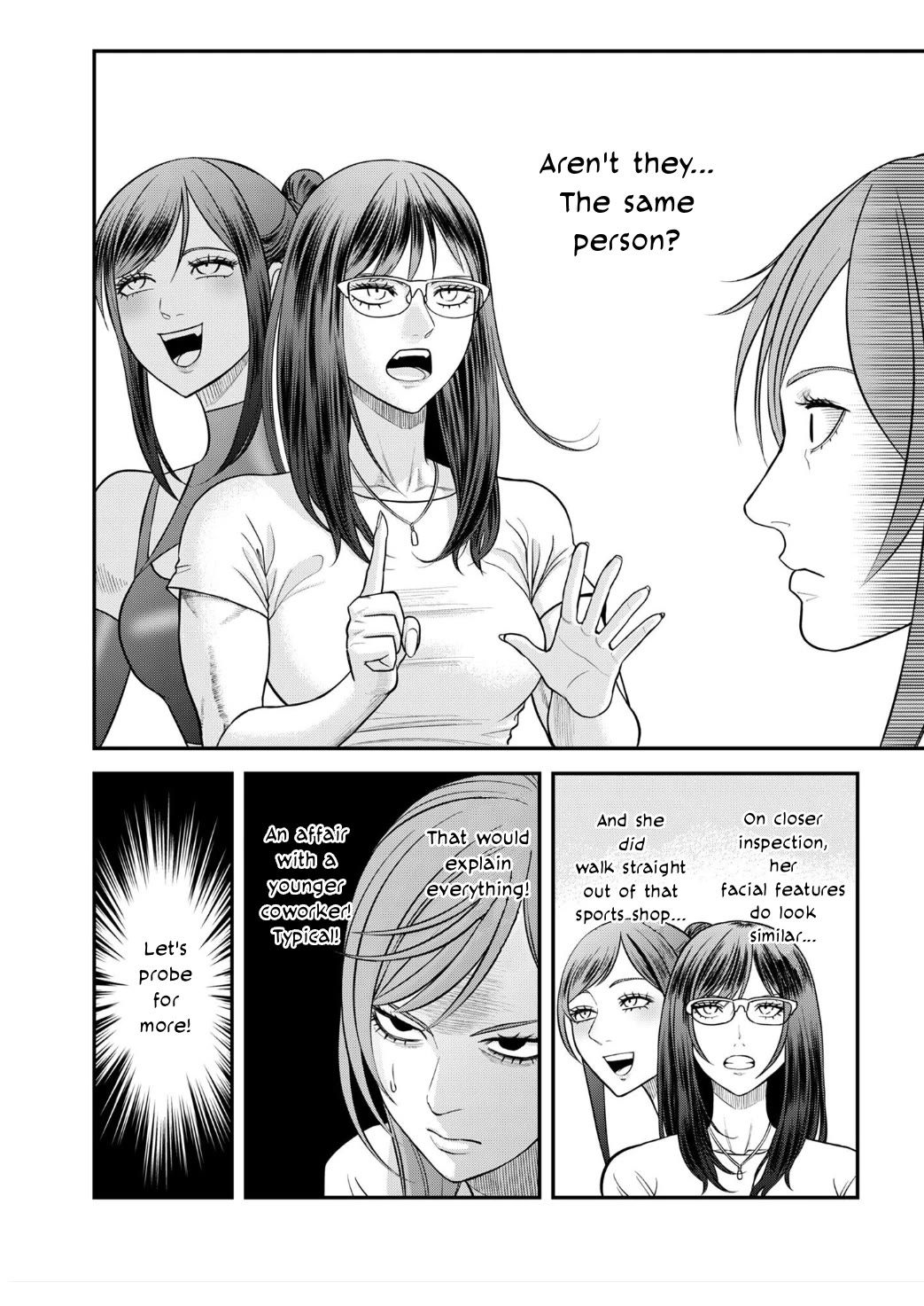 Olympia of Infidelity Chapter 9 page 8 - Chapter 9: Ayase vs. The Wife, Kaori