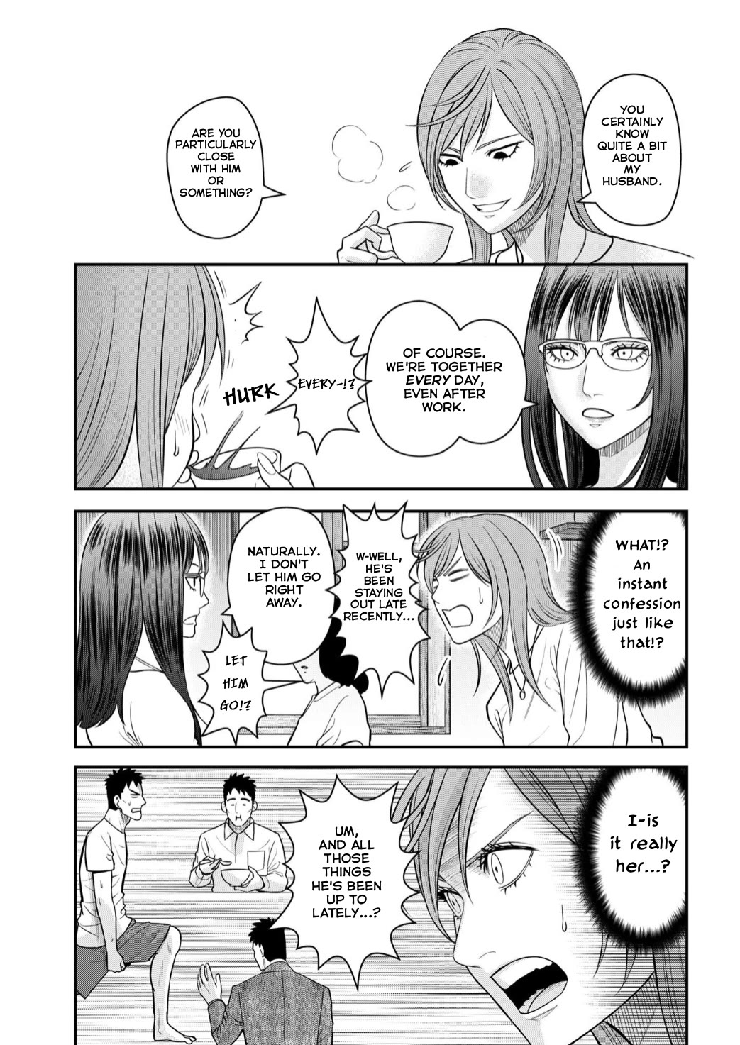 Olympia of Infidelity Chapter 9 page 9 - Chapter 9: Ayase vs. The Wife, Kaori