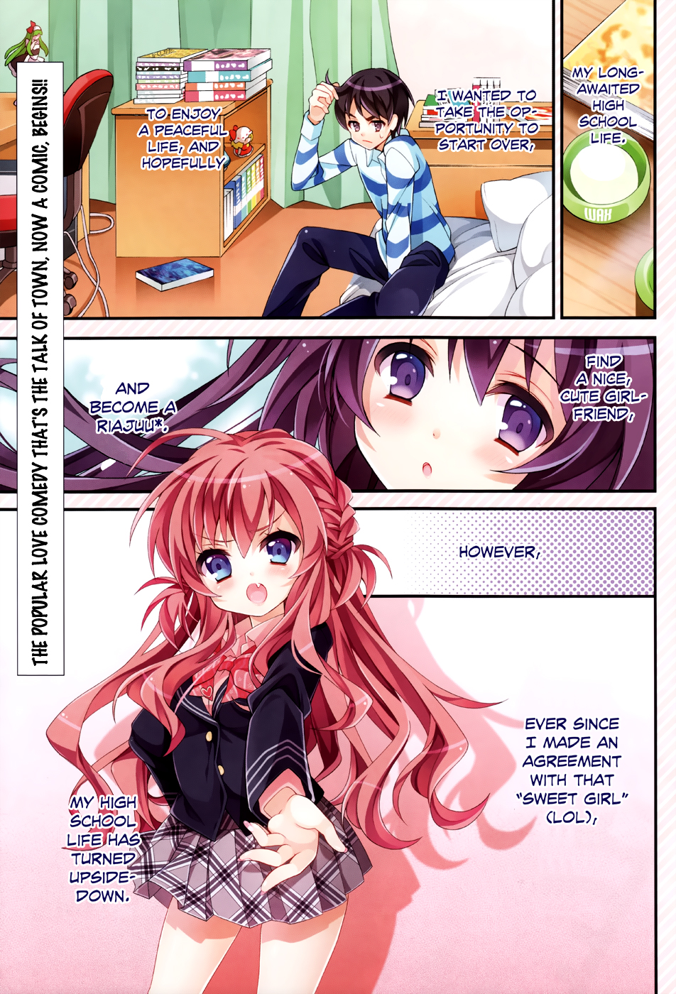 Omae o Otaku ni Shiteyaru kara, Ore o Riajuu ni Shitekure! Chapter 1.4 page 4 - Chapter 1 v4 : Pact 1 - I'm Going to Become a "Closet Otaku" Once and For...