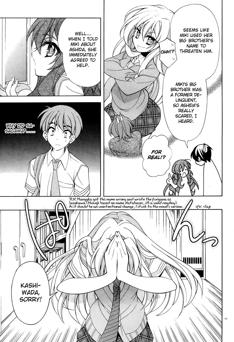 Omae o Otaku ni Shiteyaru kara, Ore o Riajuu ni Shitekure! Chapter 11 page 11 - Chapter 11: A Beautiful Girl Decends-!!!