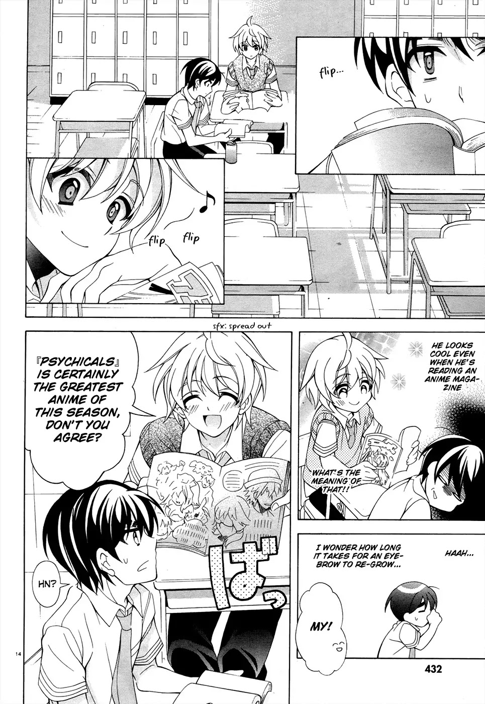 Omae o Otaku ni Shiteyaru kara, Ore o Riajuu ni Shitekure! Chapter 11 page 14 - Chapter 11: A Beautiful Girl Decends-!!!