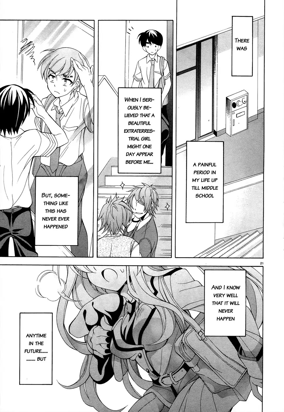 Omae o Otaku ni Shiteyaru kara, Ore o Riajuu ni Shitekure! Chapter 11 page 21 - Chapter 11: A Beautiful Girl Decends-!!!