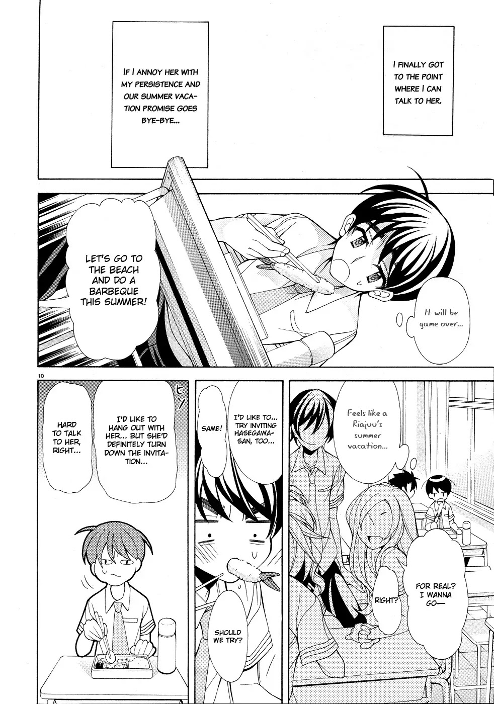 Omae o Otaku ni Shiteyaru kara, Ore o Riajuu ni Shitekure! Chapter 17 page 11 - Chapter 17: Why Do You Always Try Talking to Me?