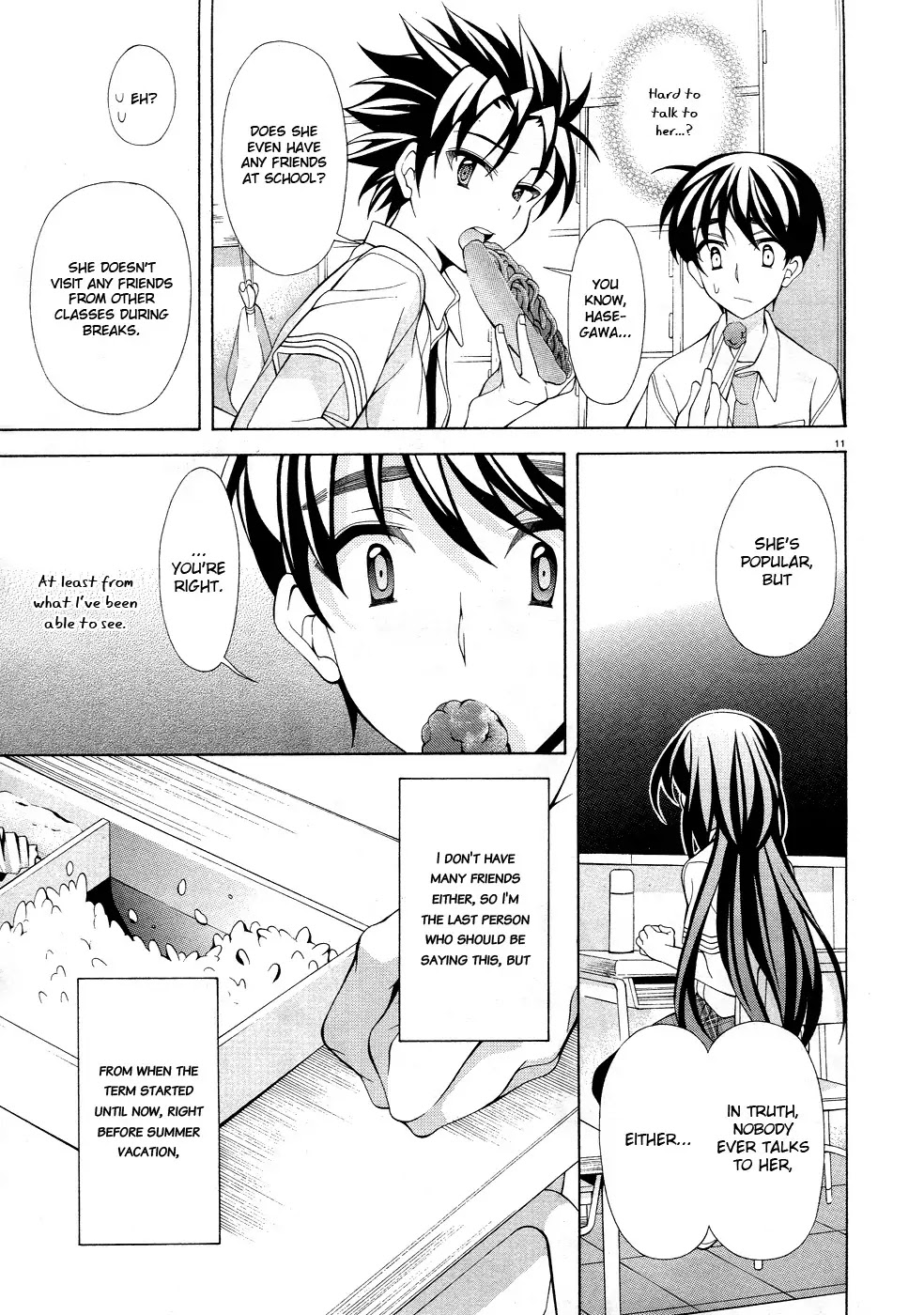 Omae o Otaku ni Shiteyaru kara, Ore o Riajuu ni Shitekure! Chapter 17 page 12 - Chapter 17: Why Do You Always Try Talking to Me?