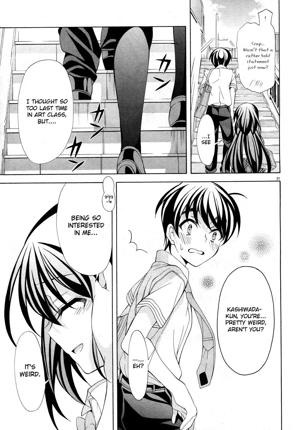 Omae o Otaku ni Shiteyaru kara, Ore o Riajuu ni Shitekure! Chapter 17 page 21 - Chapter 17: Why Do You Always Try Talking to Me?
