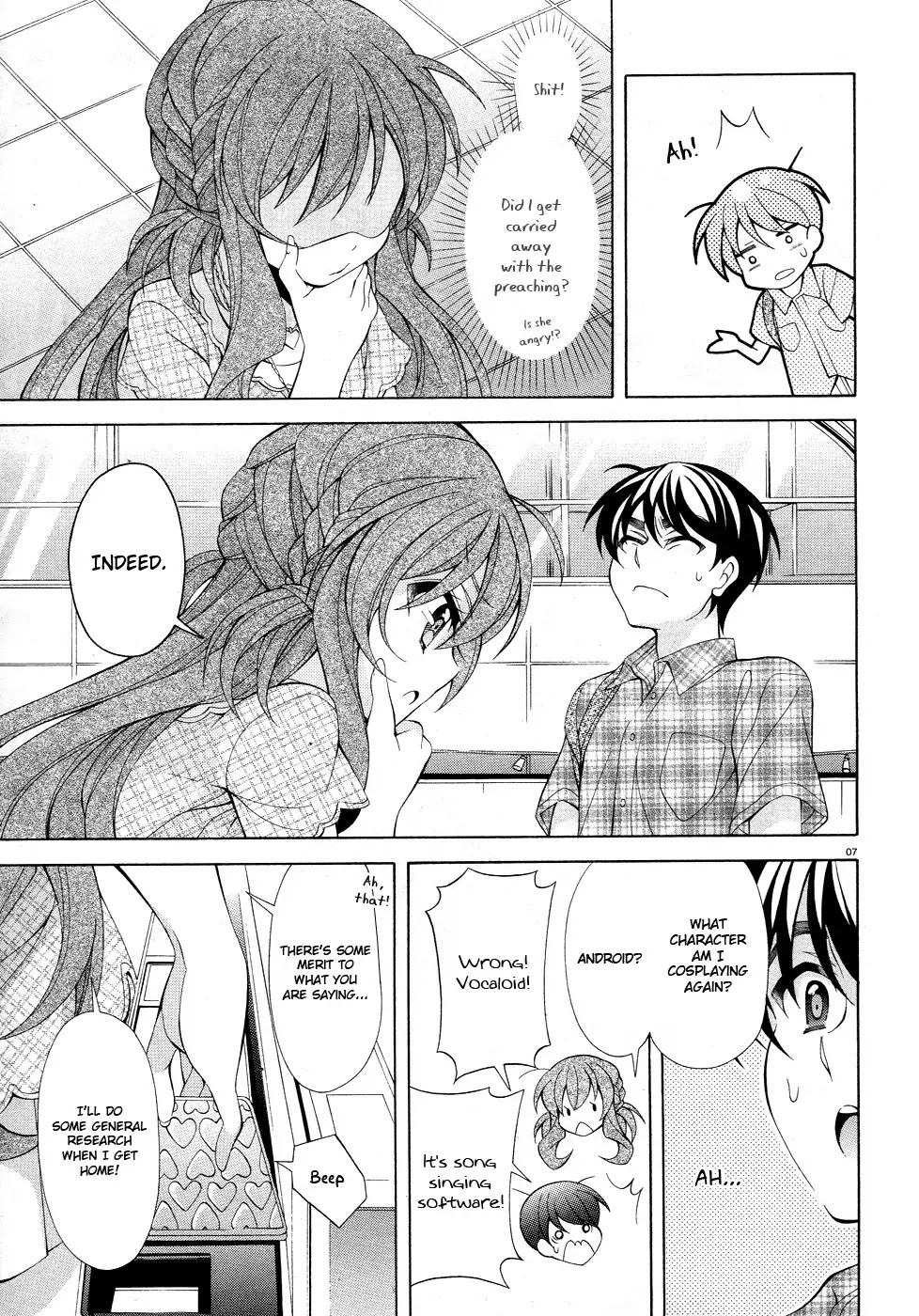 Omae o Otaku ni Shiteyaru kara, Ore o Riajuu ni Shitekure! Chapter 17 page 8 - Chapter 17: Why Do You Always Try Talking to Me?
