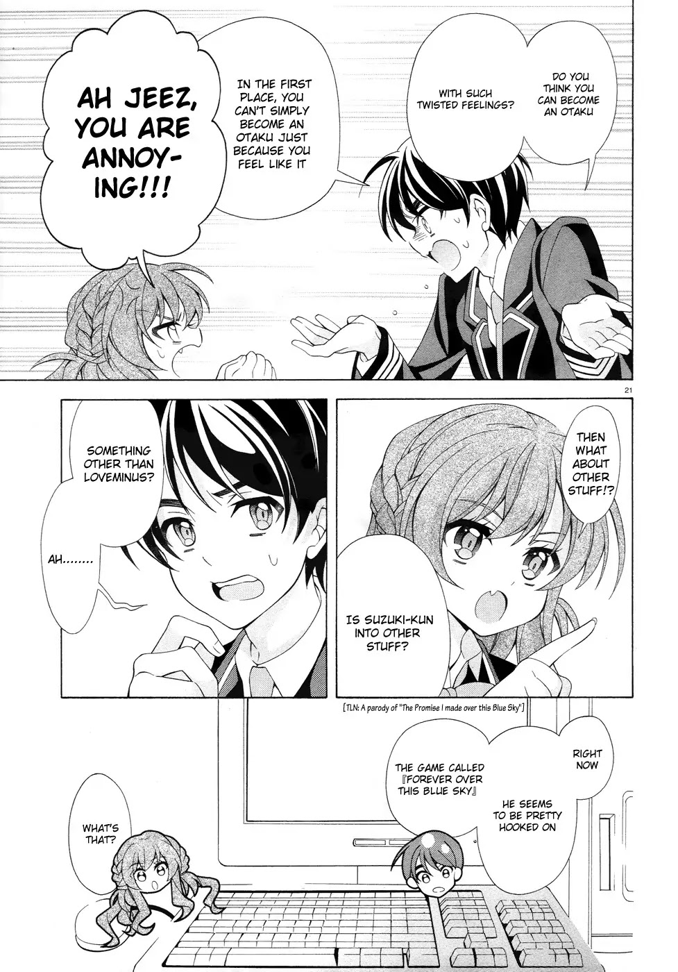 Omae o Otaku ni Shiteyaru kara, Ore o Riajuu ni Shitekure! Chapter 2 page 22 - Chapter 2: Pact 2 - Because I'm Going to Become an Otaku