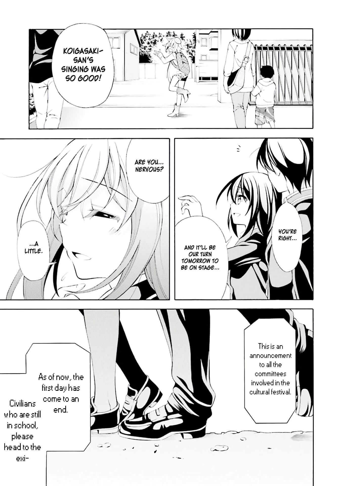 Omae o Otaku ni Shiteyaru kara, Ore o Riajuu ni Shitekure! Chapter 28 page 31 - Chapter 28: Then, I'll be going!