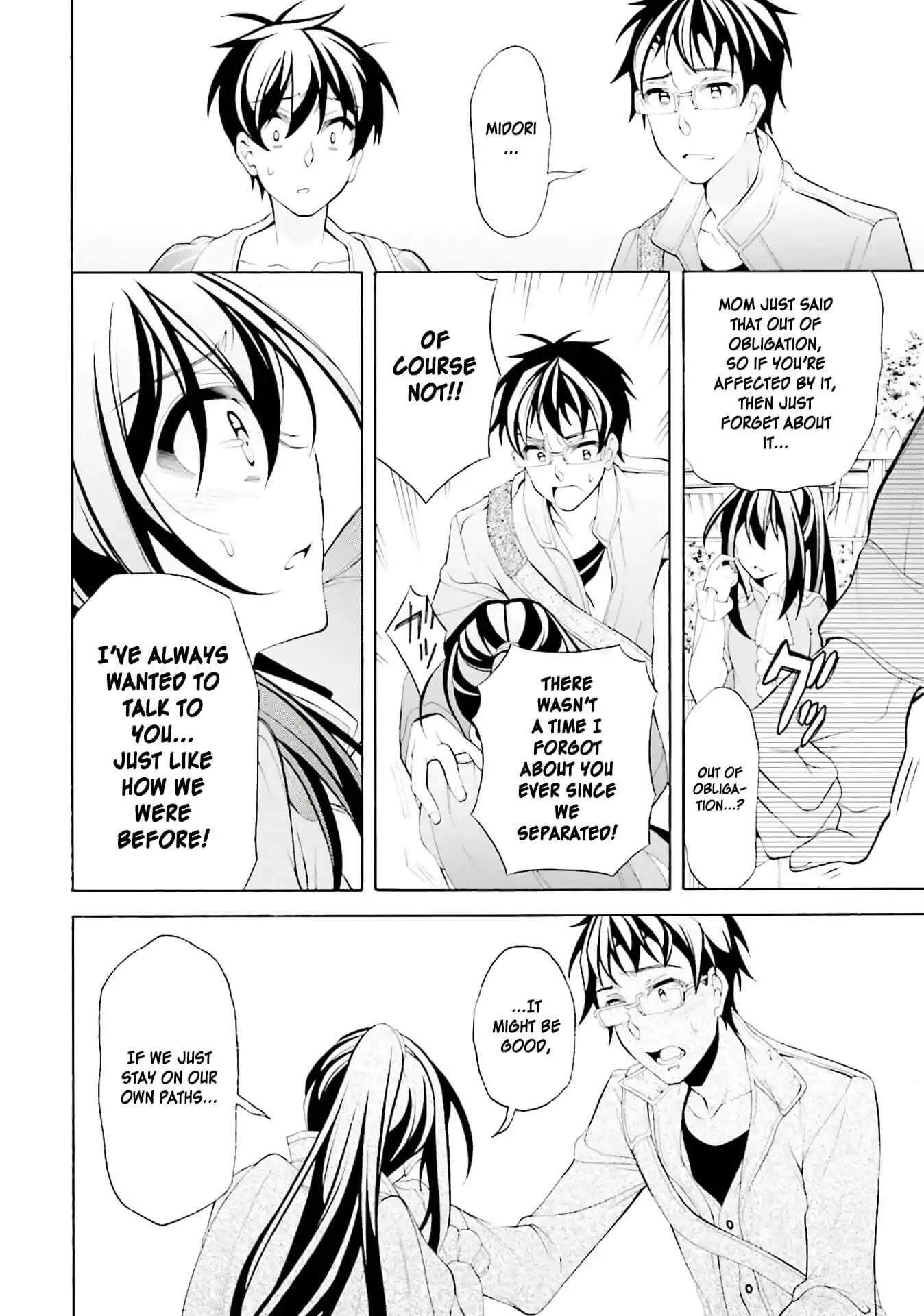 Omae o Otaku ni Shiteyaru kara, Ore o Riajuu ni Shitekure! Chapter 30 page 14 - Chapter 30: That's why I... as a friend...