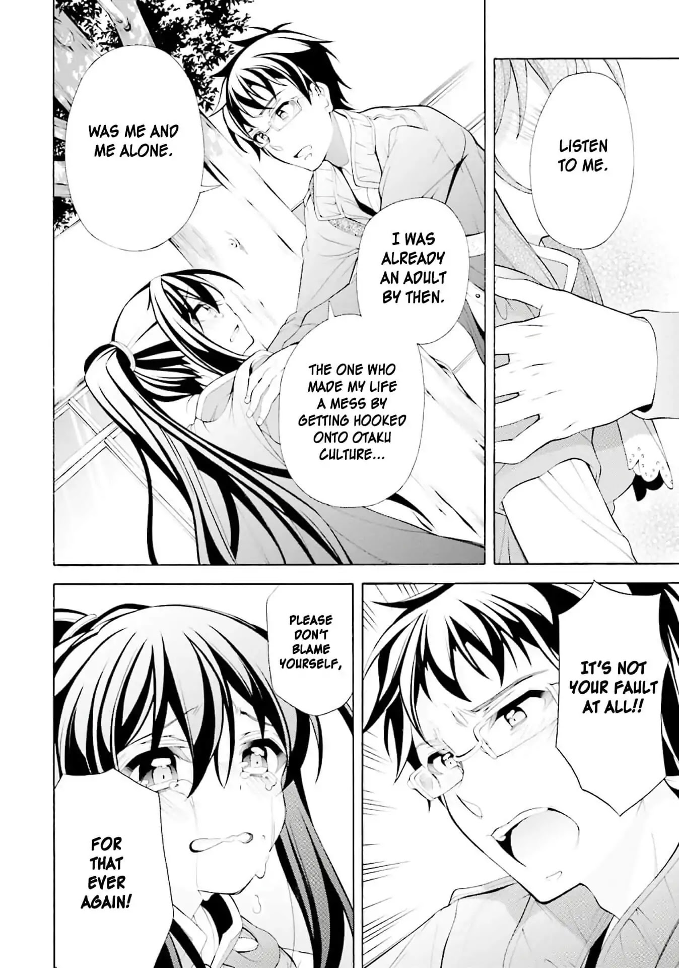 Omae o Otaku ni Shiteyaru kara, Ore o Riajuu ni Shitekure! Chapter 30 page 20 - Chapter 30: That's why I... as a friend...