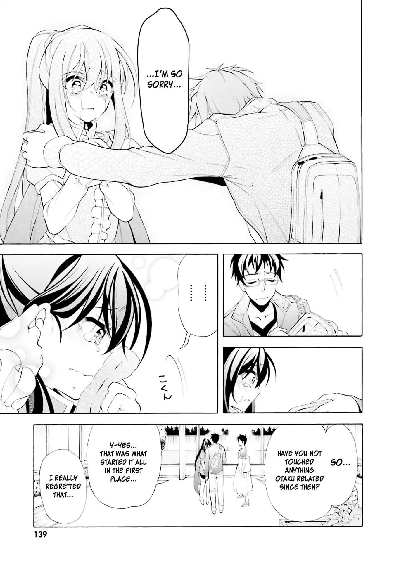 Omae o Otaku ni Shiteyaru kara, Ore o Riajuu ni Shitekure! Chapter 30 page 21 - Chapter 30: That's why I... as a friend...