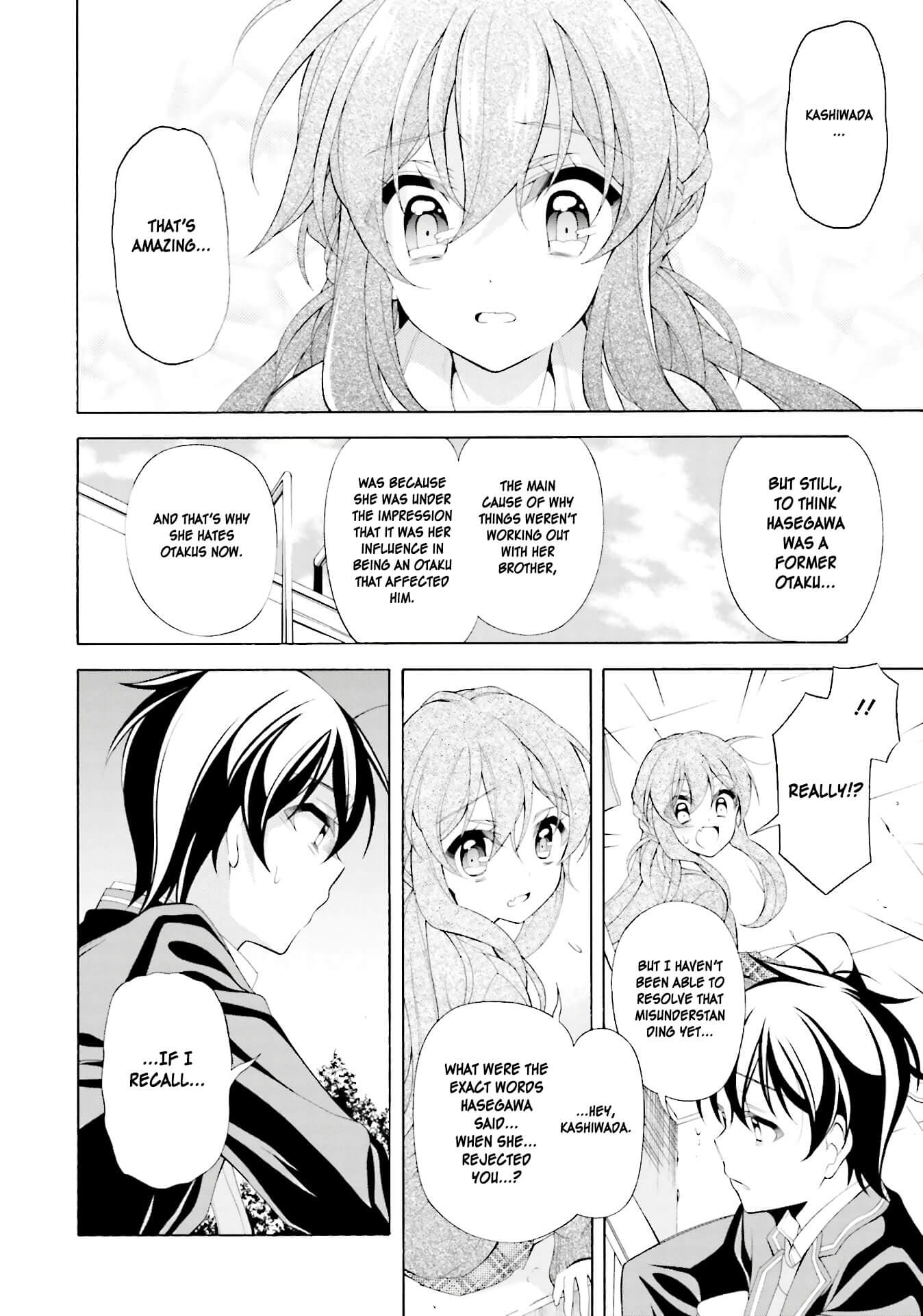 Omae o Otaku ni Shiteyaru kara, Ore o Riajuu ni Shitekure! Chapter 32 page 6 - Chapter 32: Even you...