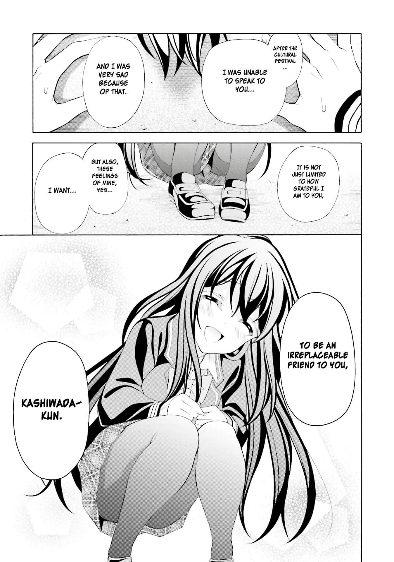 Omae o Otaku ni Shiteyaru kara, Ore o Riajuu ni Shitekure! Chapter 34 page 27 - Chapter 34: What I treasure most is...