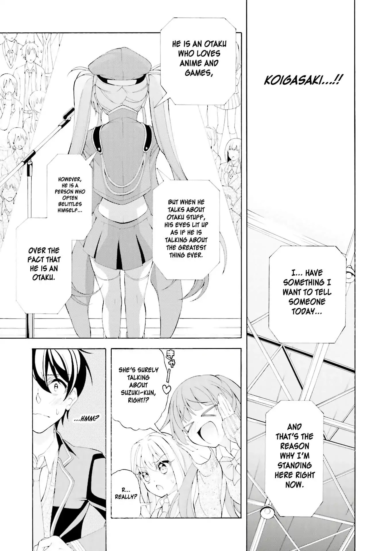 Omae o Otaku ni Shiteyaru kara, Ore o Riajuu ni Shitekure! Chapter 35 page 15 - Chapter 35: I love you...
